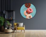 Akoestisch Schilderij Donuts Rond - Muurcirkel Template Vierkant Rond eten en drinken 48 1 1 scaled 1