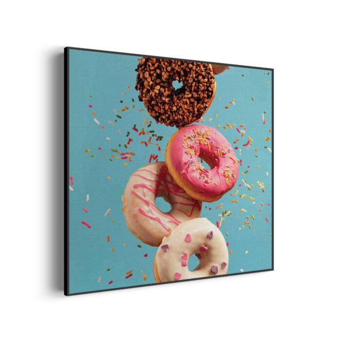 Akoestisch Schilderij Donuts Vierkant Template Vierkant Rond eten en drinken 48 1 4 scaled 1