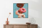 Akoestisch Schilderij Donuts Vierkant Template Vierkant Rond eten en drinken 48 1 5 scaled 1
