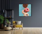Akoestisch Schilderij Donuts Vierkant Template Vierkant Rond eten en drinken 48 1 6 scaled 1