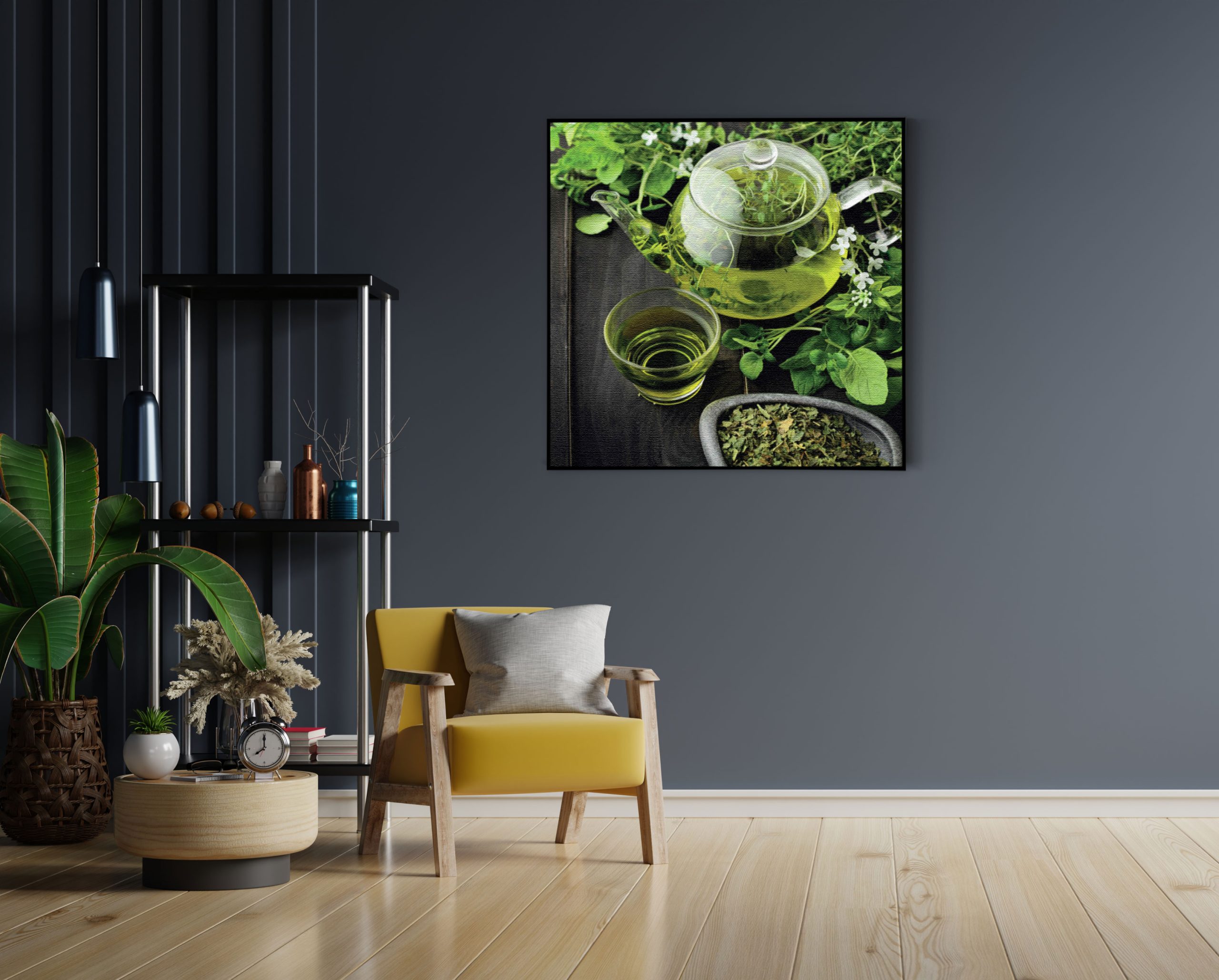 Akoestisch Schilderij Mint Thee Vierkant Template Vierkant Rond eten en drinken 49 1 6 scaled 1