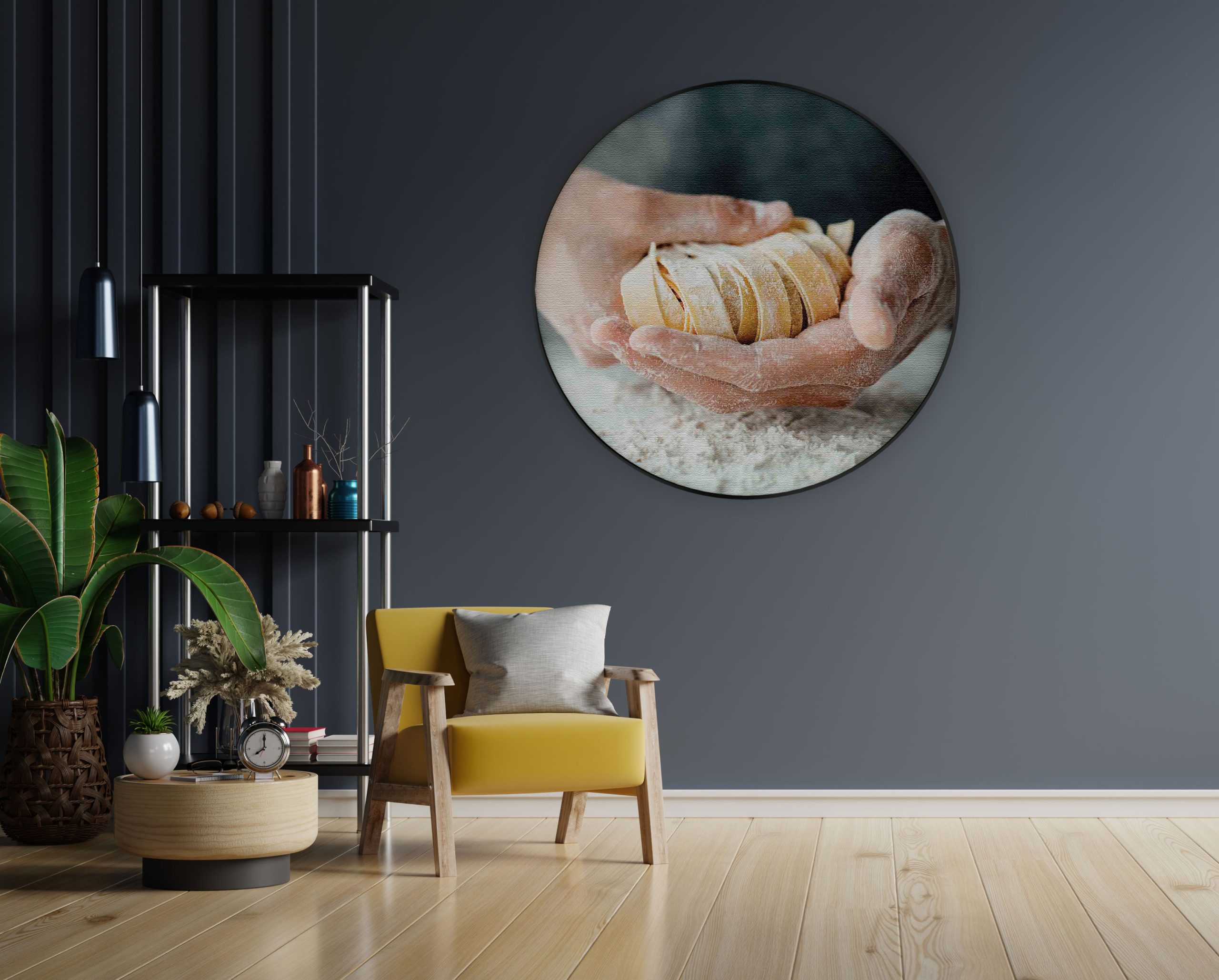 Akoestisch Schilderij Home Made Bakery Rond - Muurcirkel Template Vierkant Rond eten en drinken 59 1 1 scaled 1