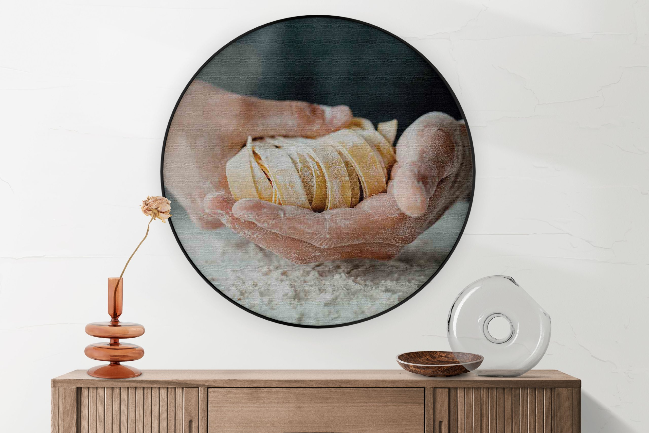 Akoestisch Schilderij Home Made Bakery Rond - Muurcirkel Template Vierkant Rond eten en drinken 59 1 2 scaled 1