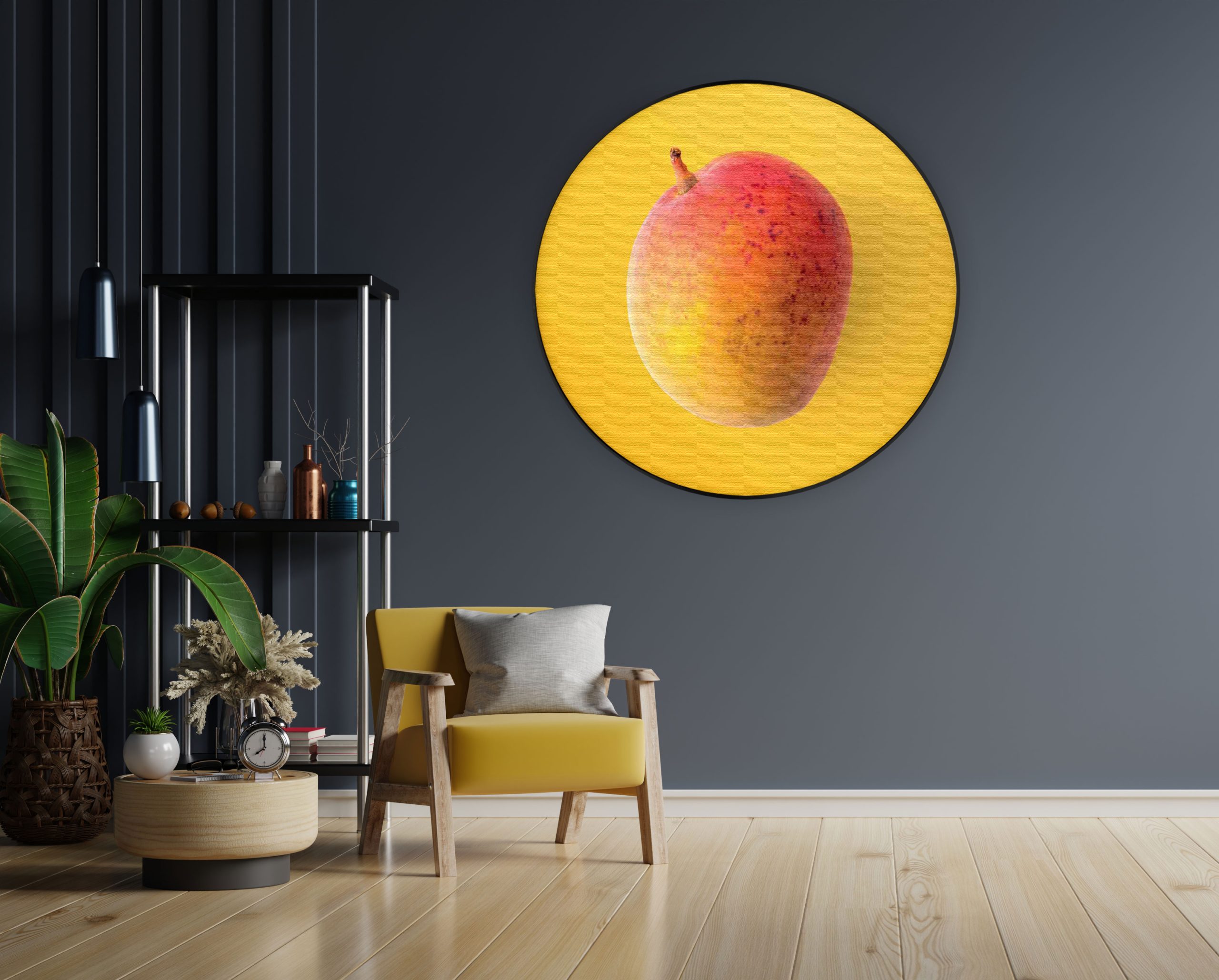 Akoestisch Schilderij Radijsje Roze Rond - Muurcirkel Template Vierkant Rond eten en drinken 6 1 1 scaled 1