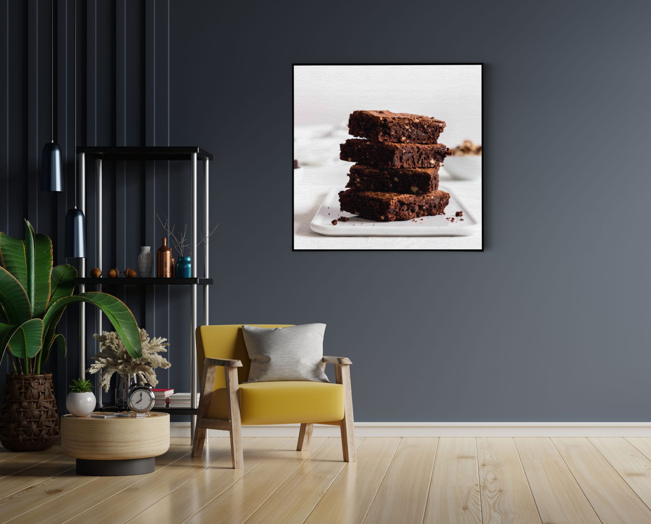 Akoestisch Schilderij Brownie Vierkant Template Vierkant Rond eten en drinken 62 1 6 scaled 1