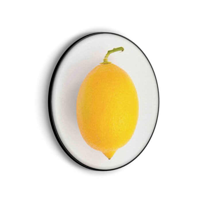 Akoestisch Schilderij Lemon Citroen Rond - Muurcirkel Template Vierkant Rond eten en drinken 7 scaled 1