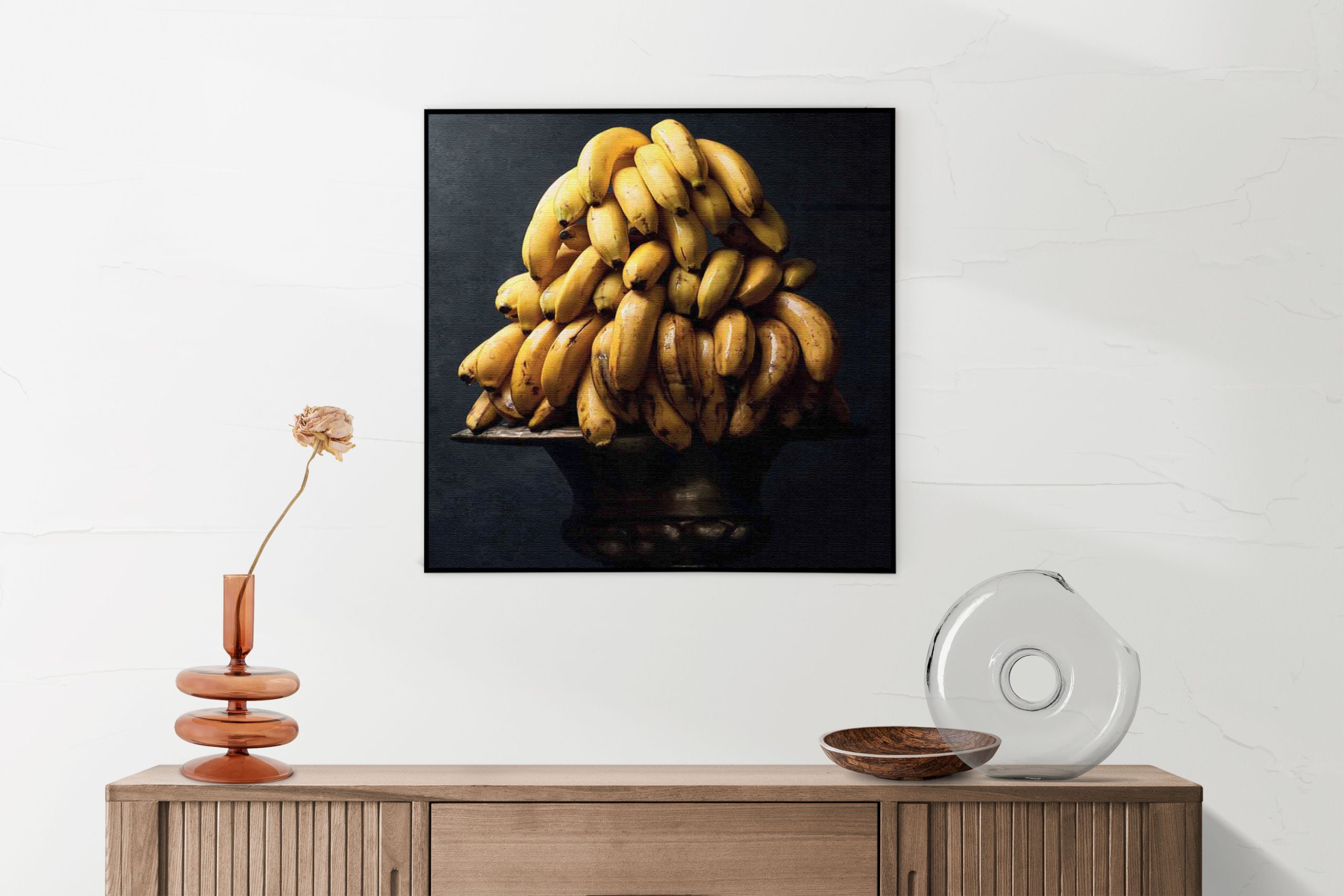 Akoestisch Schilderij Tros Bananen Schaal Vierkant Template Vierkant Rond eten en drinken 73 1 5 scaled 1