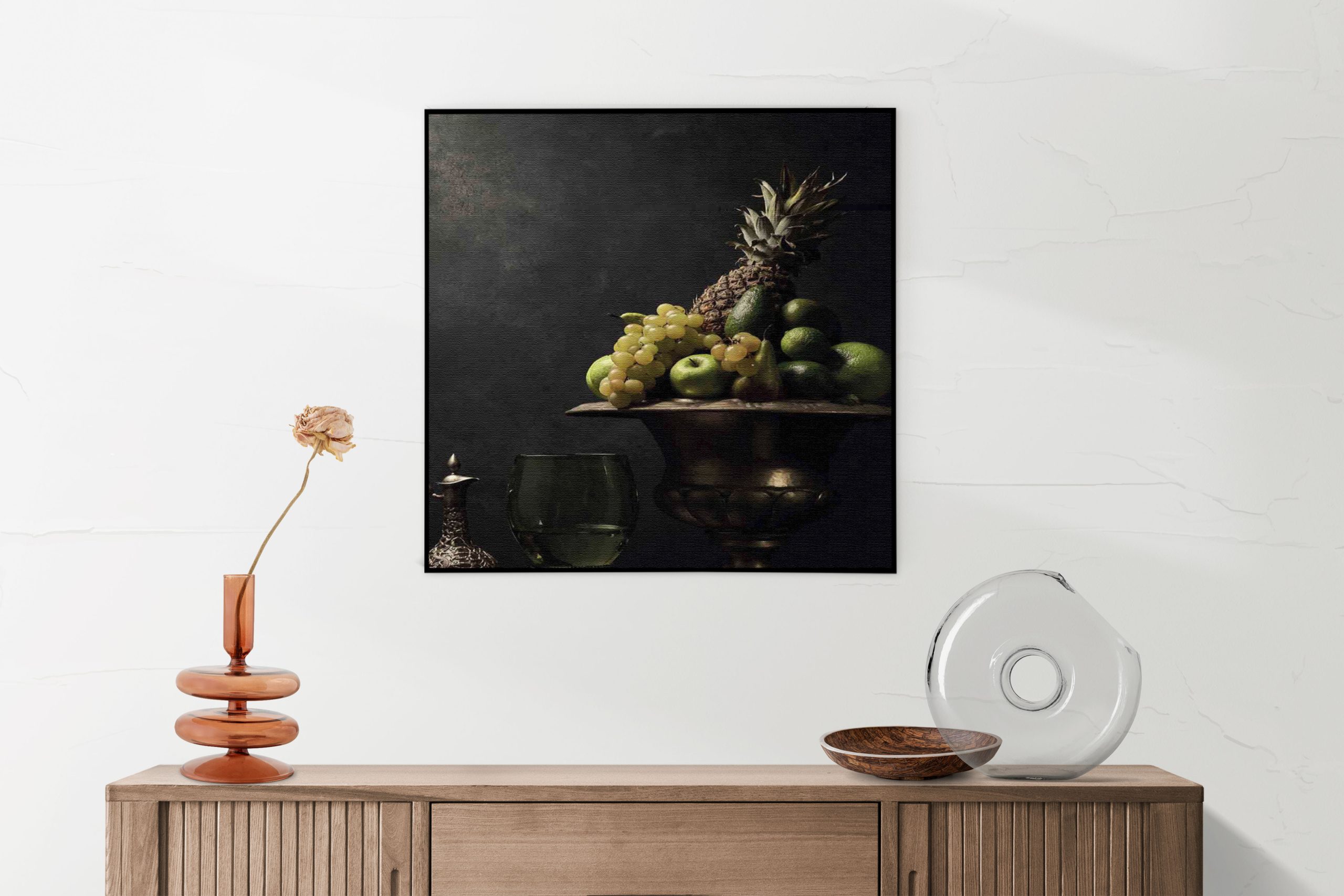 Akoestisch Schilderij Fruit Schaal 02 Vierkant Template Vierkant Rond eten en drinken 75 1 5 scaled 1