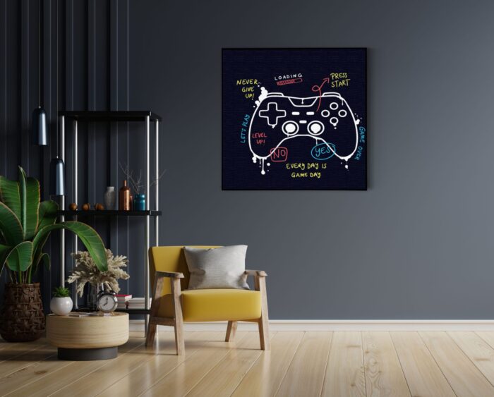 Akoestisch Schilderij Game Controller Vierkant Template Vierkant Rond gaming en spel 14 1 scaled 1