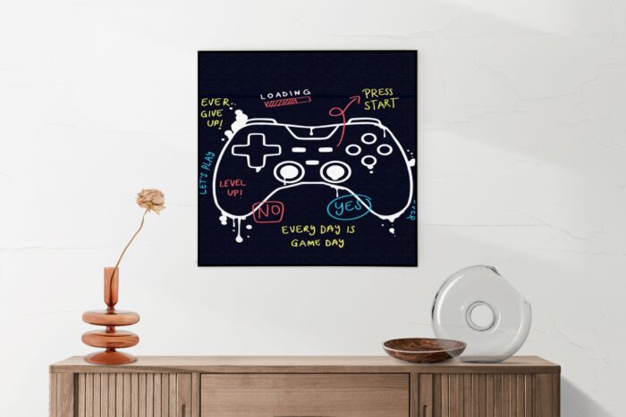 Akoestisch Schilderij Game Controller Vierkant Template Vierkant Rond gaming en spel 14 2 scaled 1