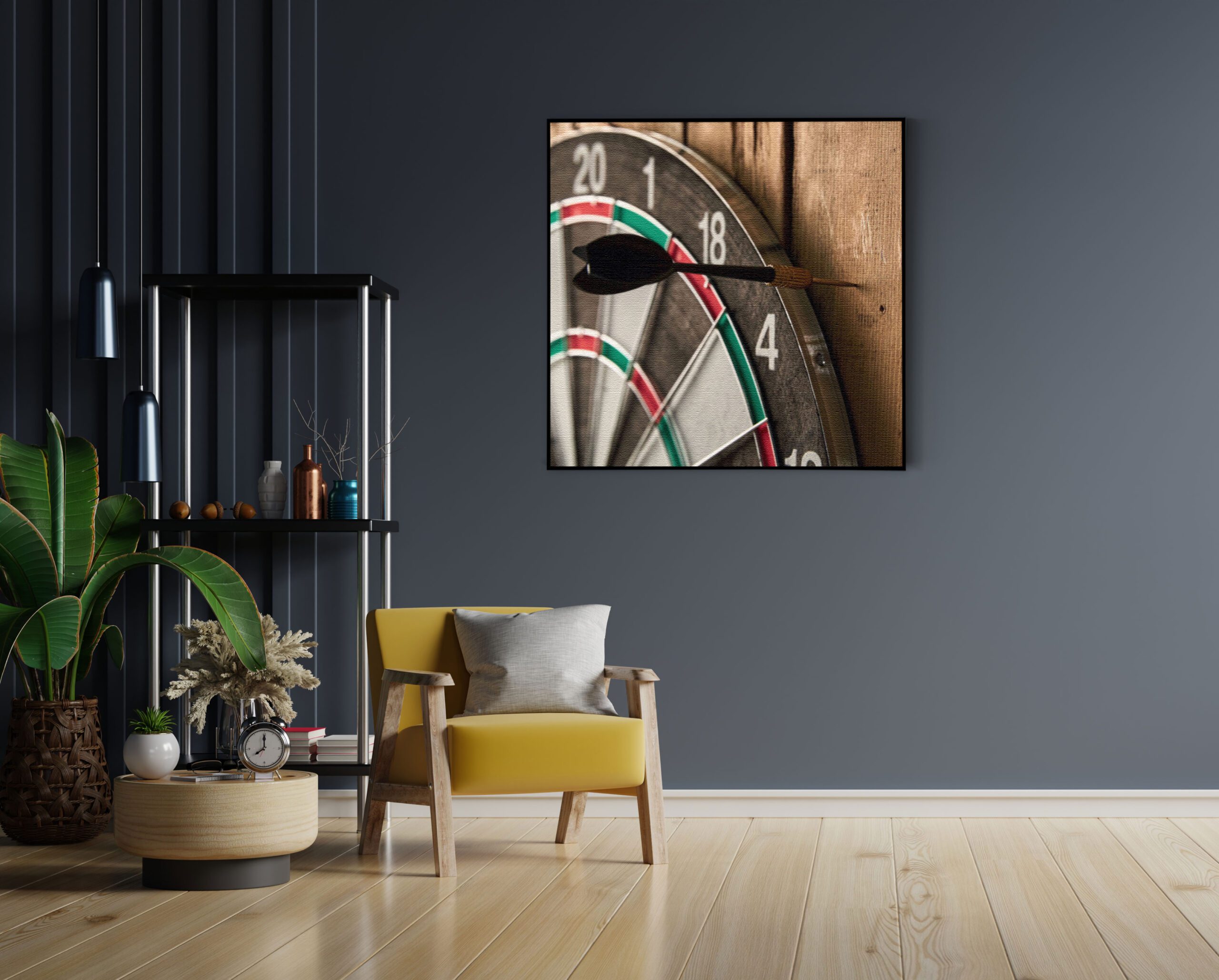 Akoestisch Schilderij Dartbord Vierkant Template Vierkant Rond gaming en spel 20 1 scaled 1