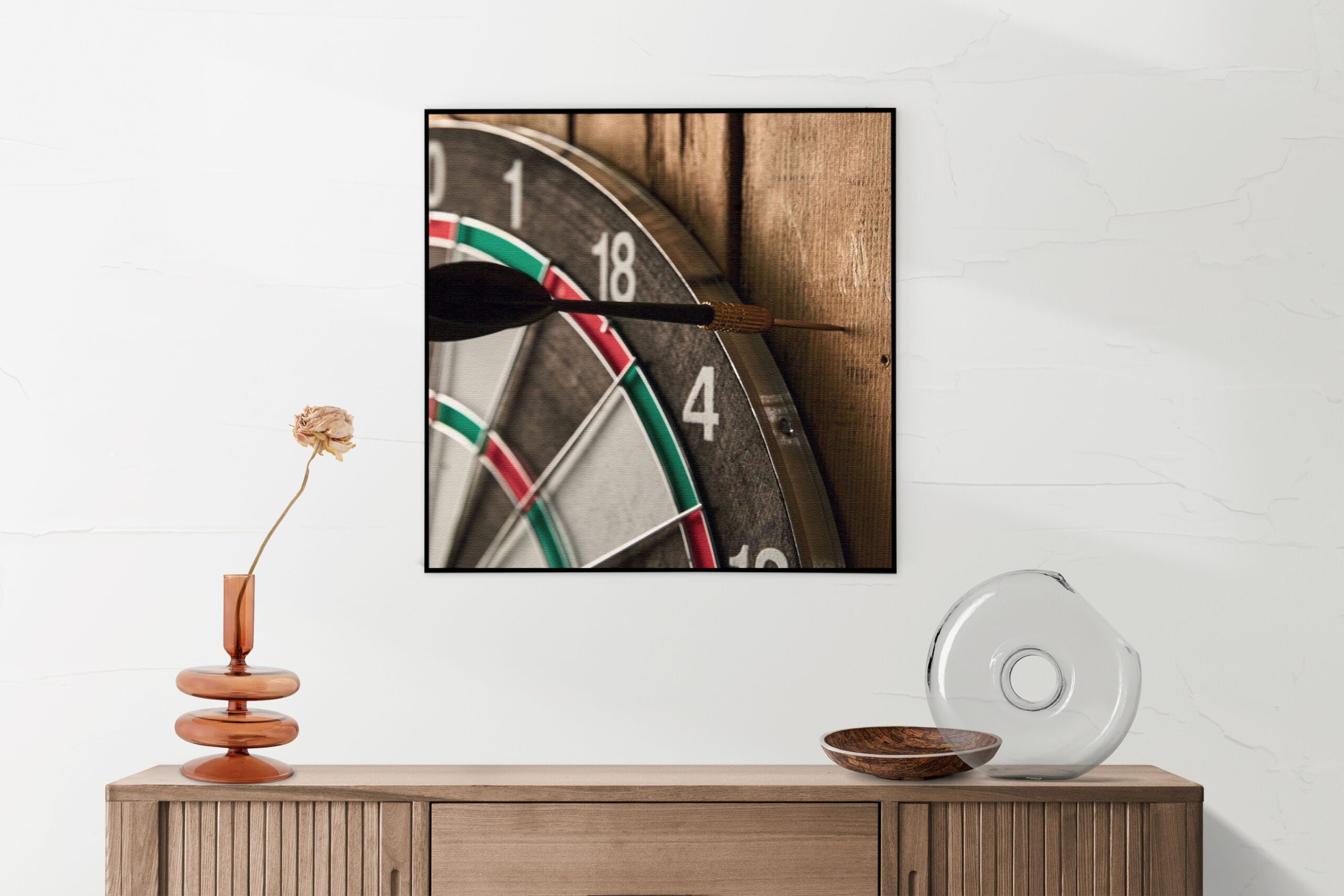 Akoestisch Schilderij Dartbord Vierkant Template Vierkant Rond gaming en spel 20 2 scaled 1