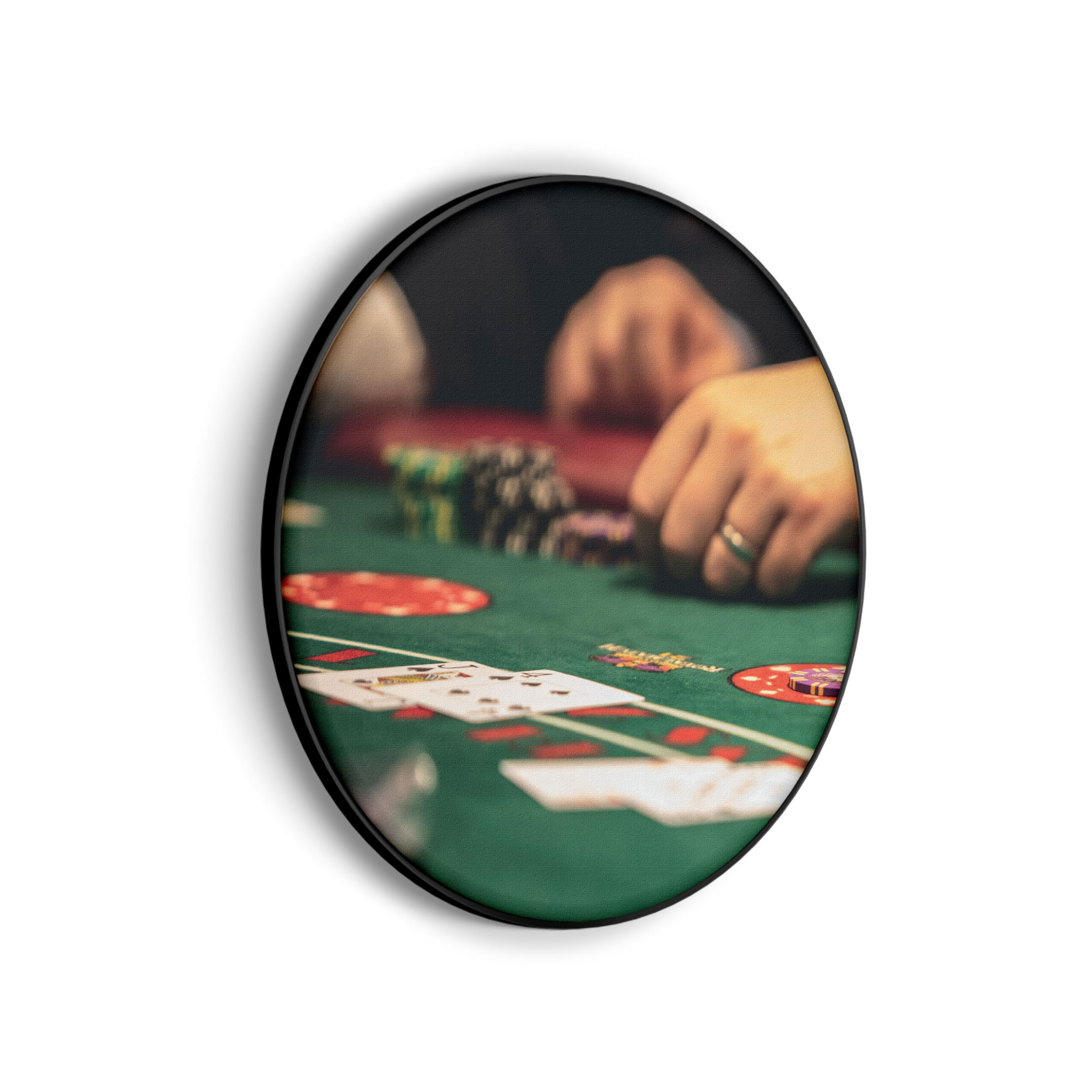Akoestisch Schilderij Poker Rond - Muurcirkel Template Vierkant Rond gaming en spel 3 1 2 scaled 1