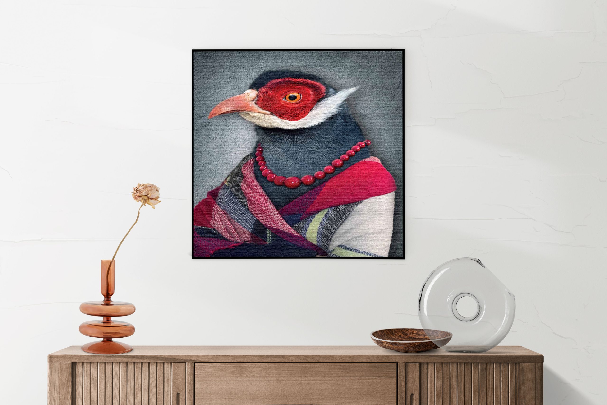 Akoestisch Schilderij Menselijke Vrouwelijke Vogel Vierkant Template Vierkant Rond ironisch 6 1 1 scaled 1