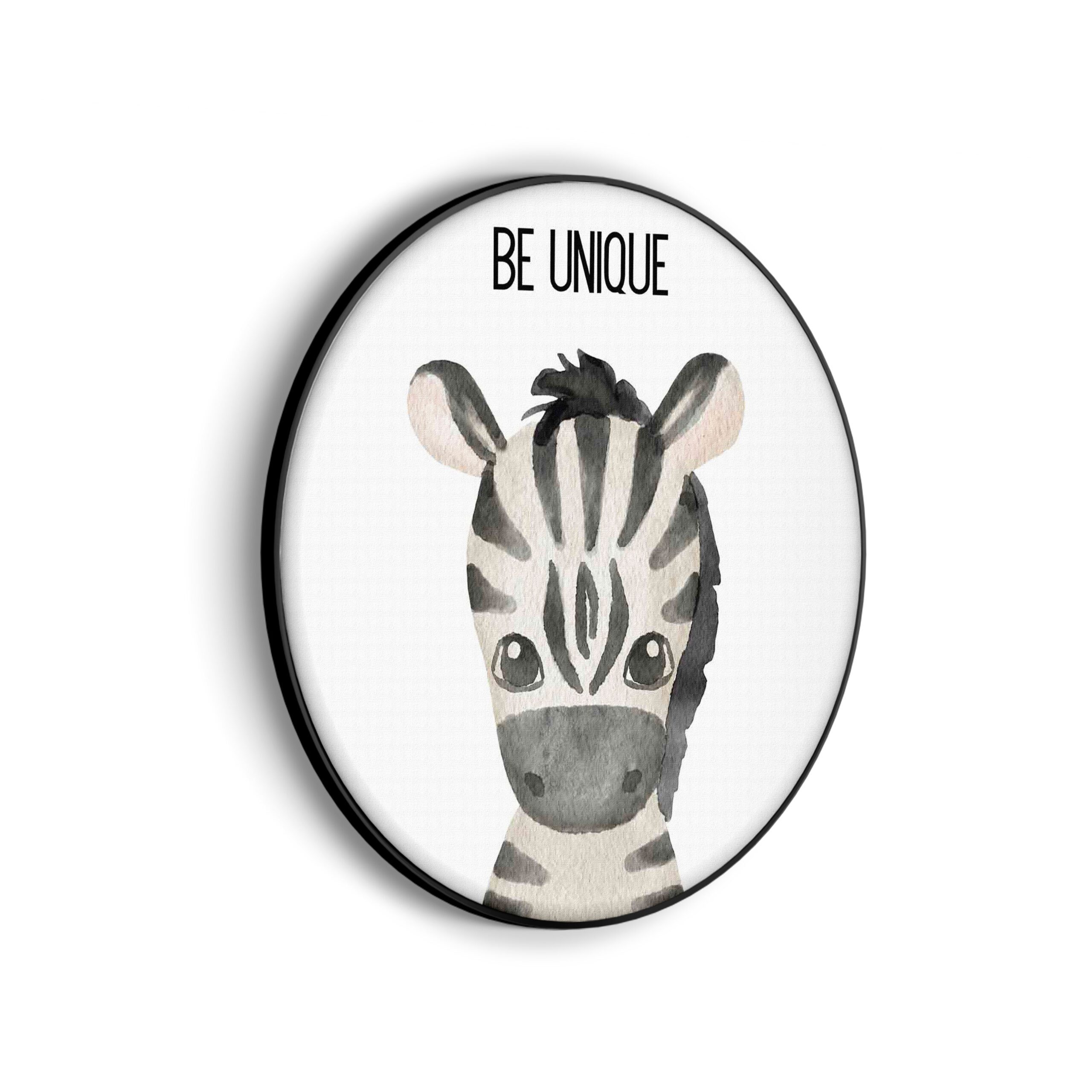 Akoestisch Schilderij Be Unique zebrapaardje Rond - Muurcirkel Template Vierkant Rond kinderen 13 1 2 scaled 1