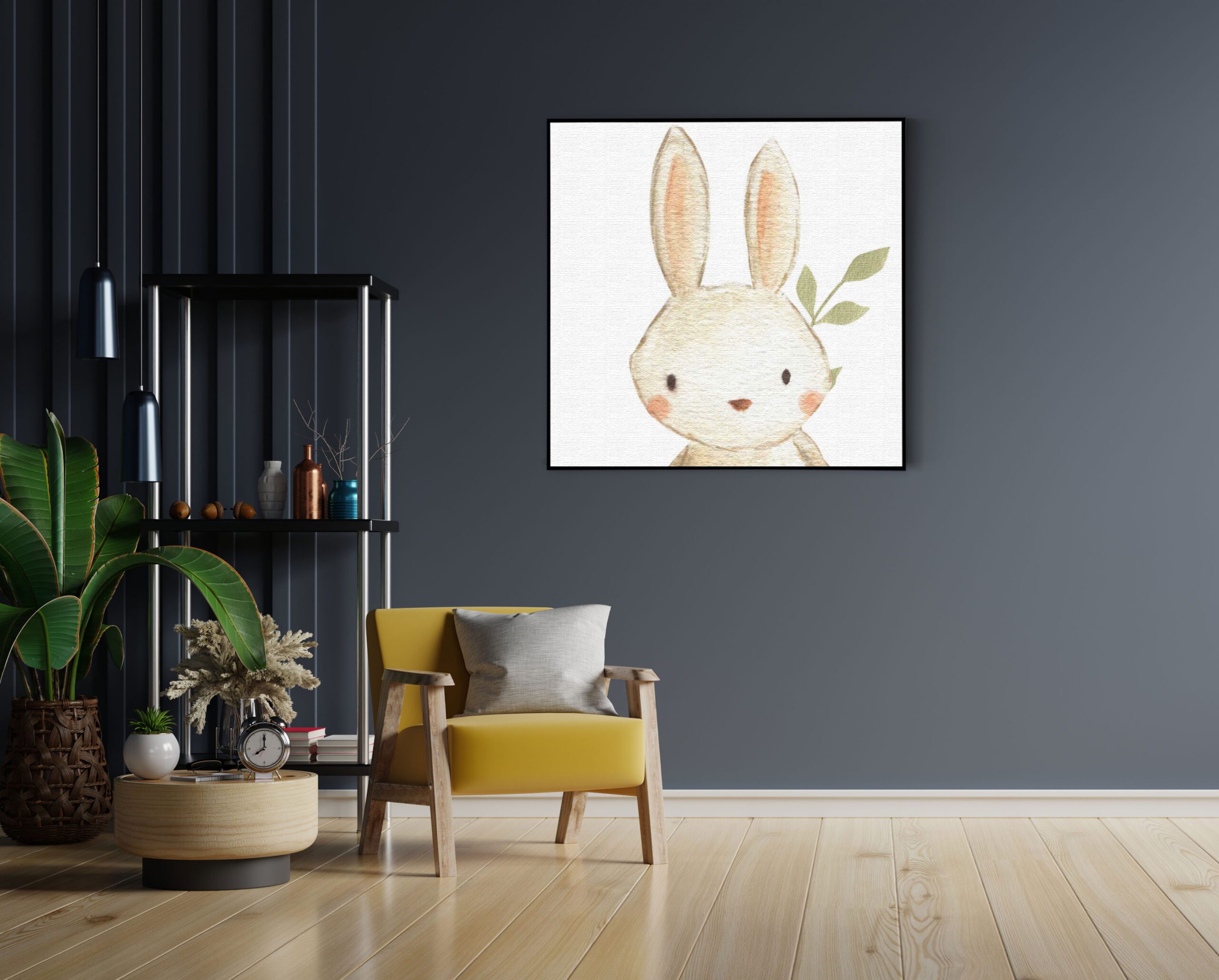 Akoestisch Schilderij Lief Klein Konijntje Vierkant Template Vierkant Rond kinderen 15 1 1 scaled 1