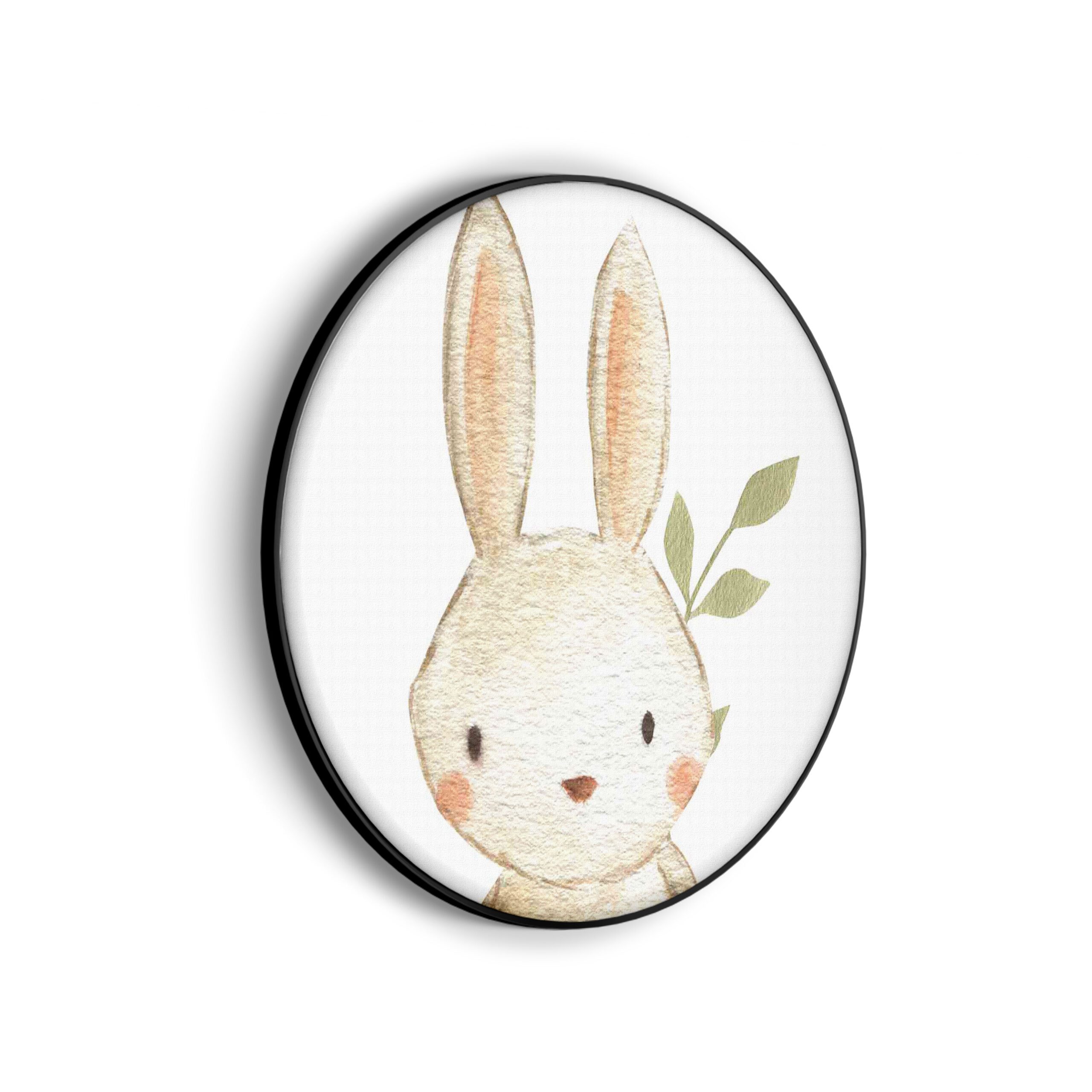 Akoestisch Schilderij Lief Klein Konijntje Rond - Muurcirkel Template Vierkant Rond kinderen 15 1 2 scaled 1