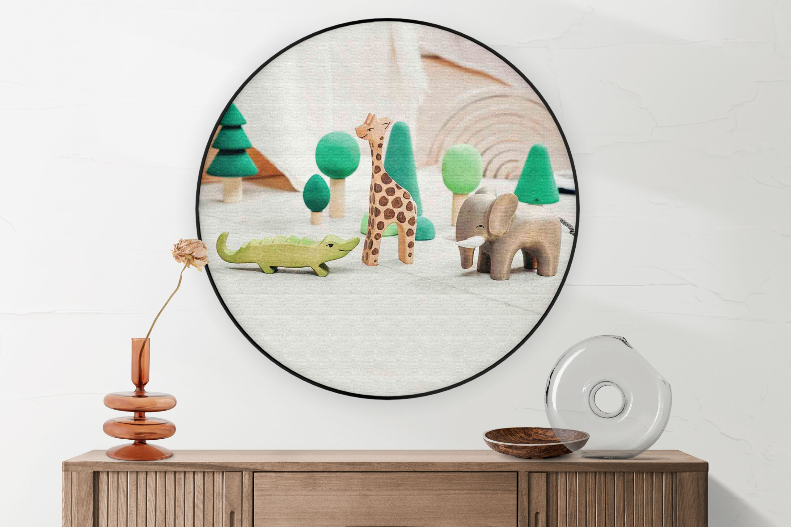 Akoestisch Schilderij Kinderspeelgoed Rond - Muurcirkel Template Vierkant Rond kinderen 20 1 4 scaled 1