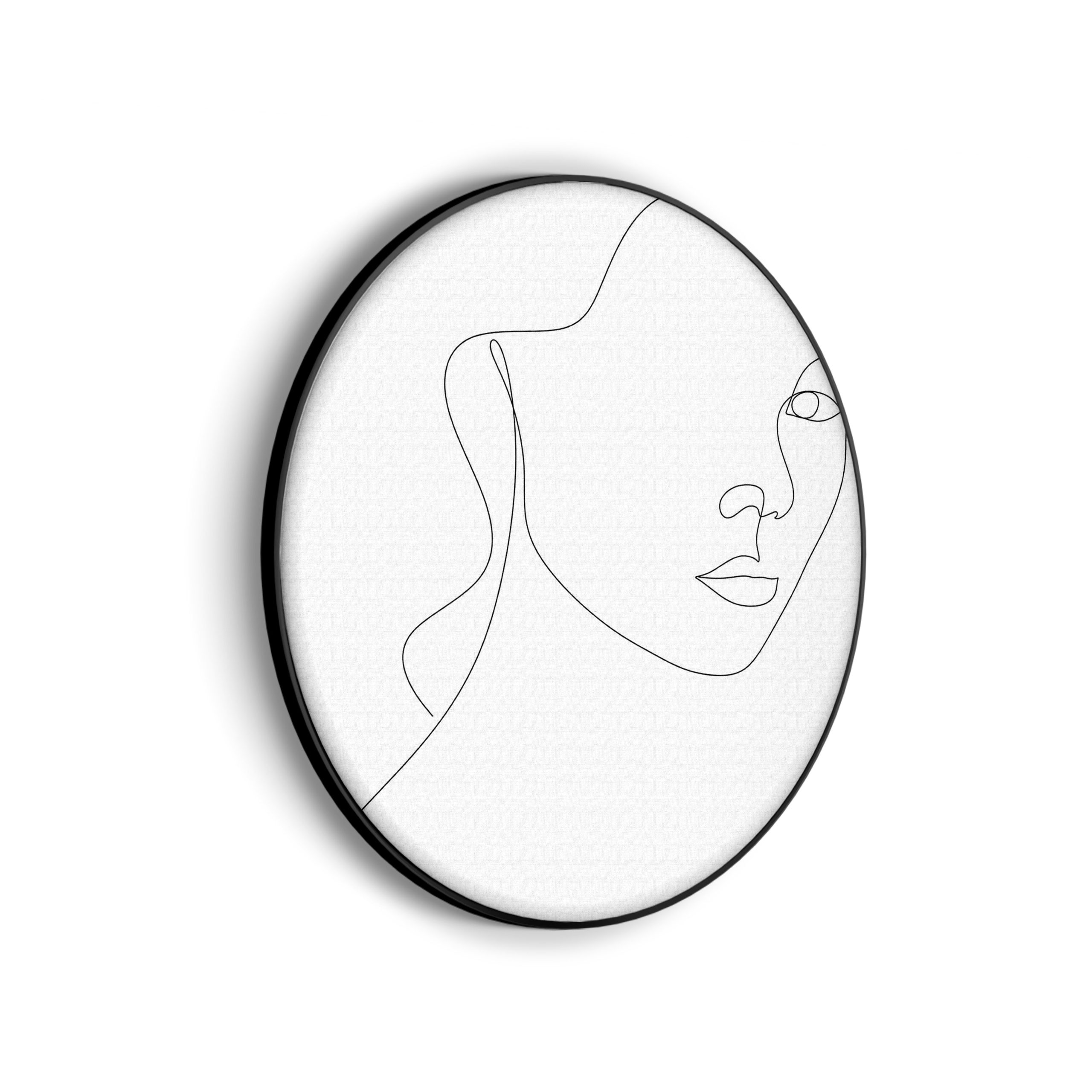 Akoestisch Schilderij Half Golvend Door Het Leven Rond - Muurcirkel Template Vierkant Rond lifestyle 11 scaled 1