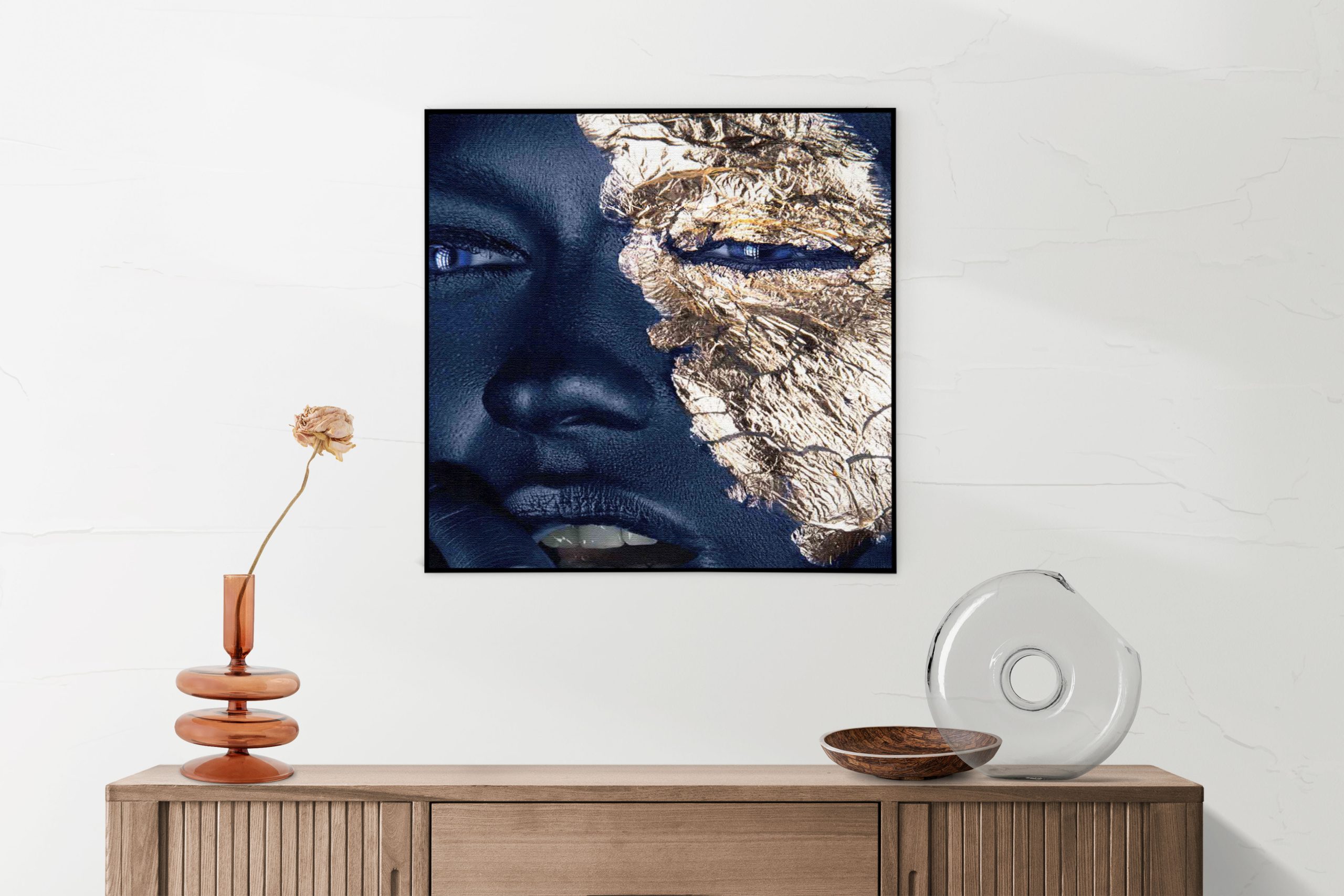 Akoestisch Schilderij Golden Whoman 04 Vierkant Template Vierkant Rond lifestyle 15 1 5 scaled 1