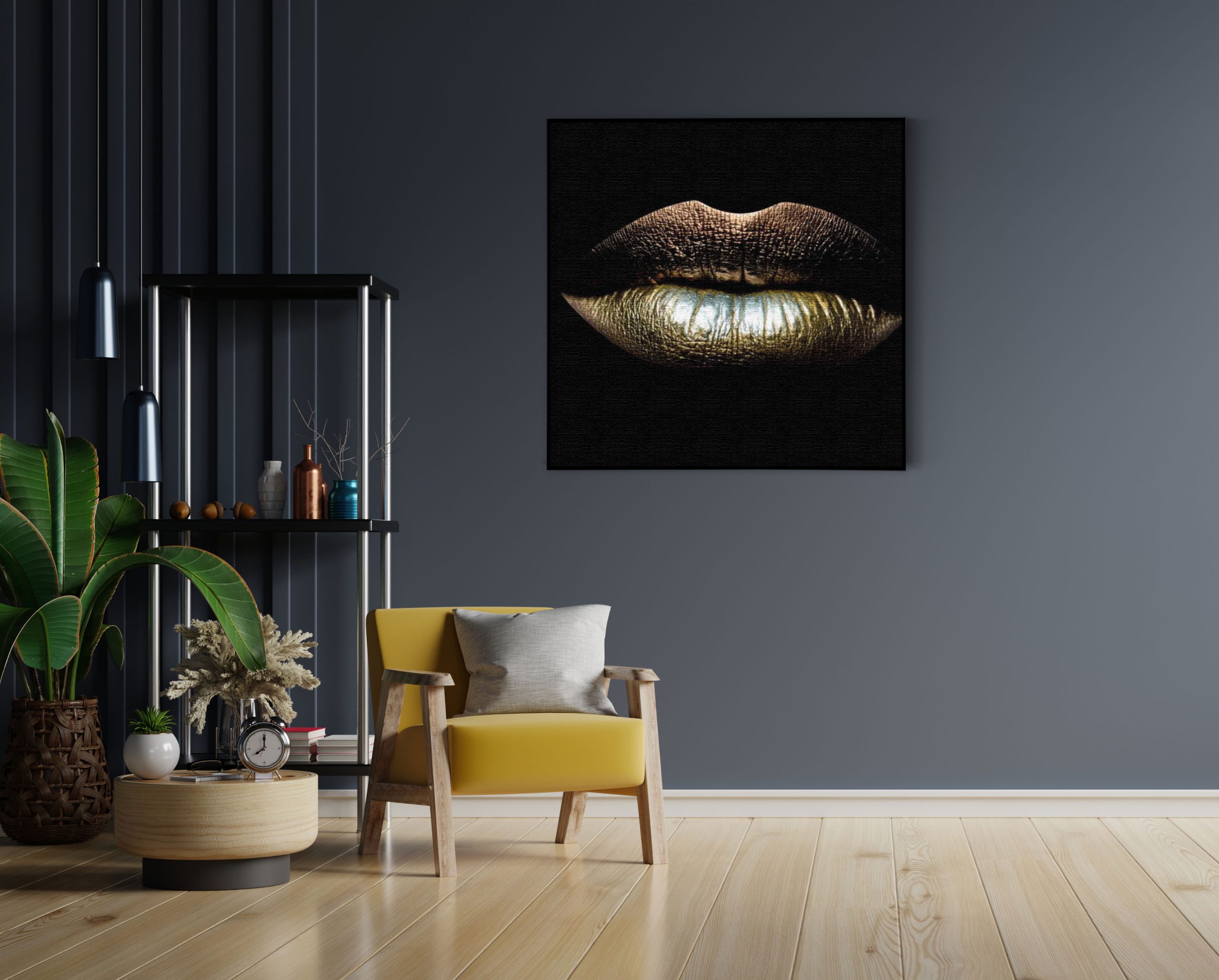Akoestisch Schilderij Golden Lips Vierkant Template Vierkant Rond lifestyle 3 1 4 scaled 1