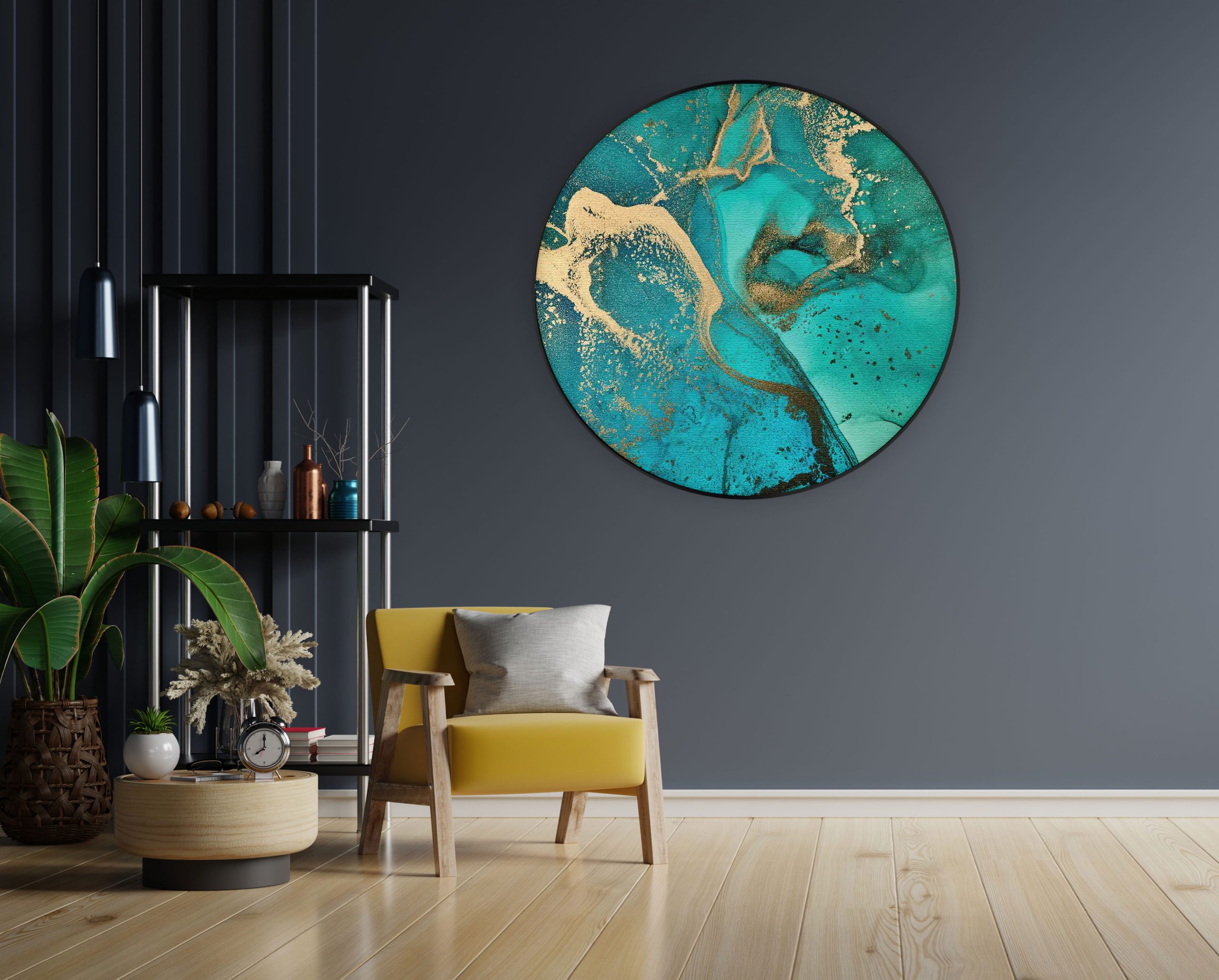 Akoestisch Schilderij Marmer Look Colored 03 Rond - Muurcirkel Template Vierkant Rond marmer 23 1 1 scaled 1