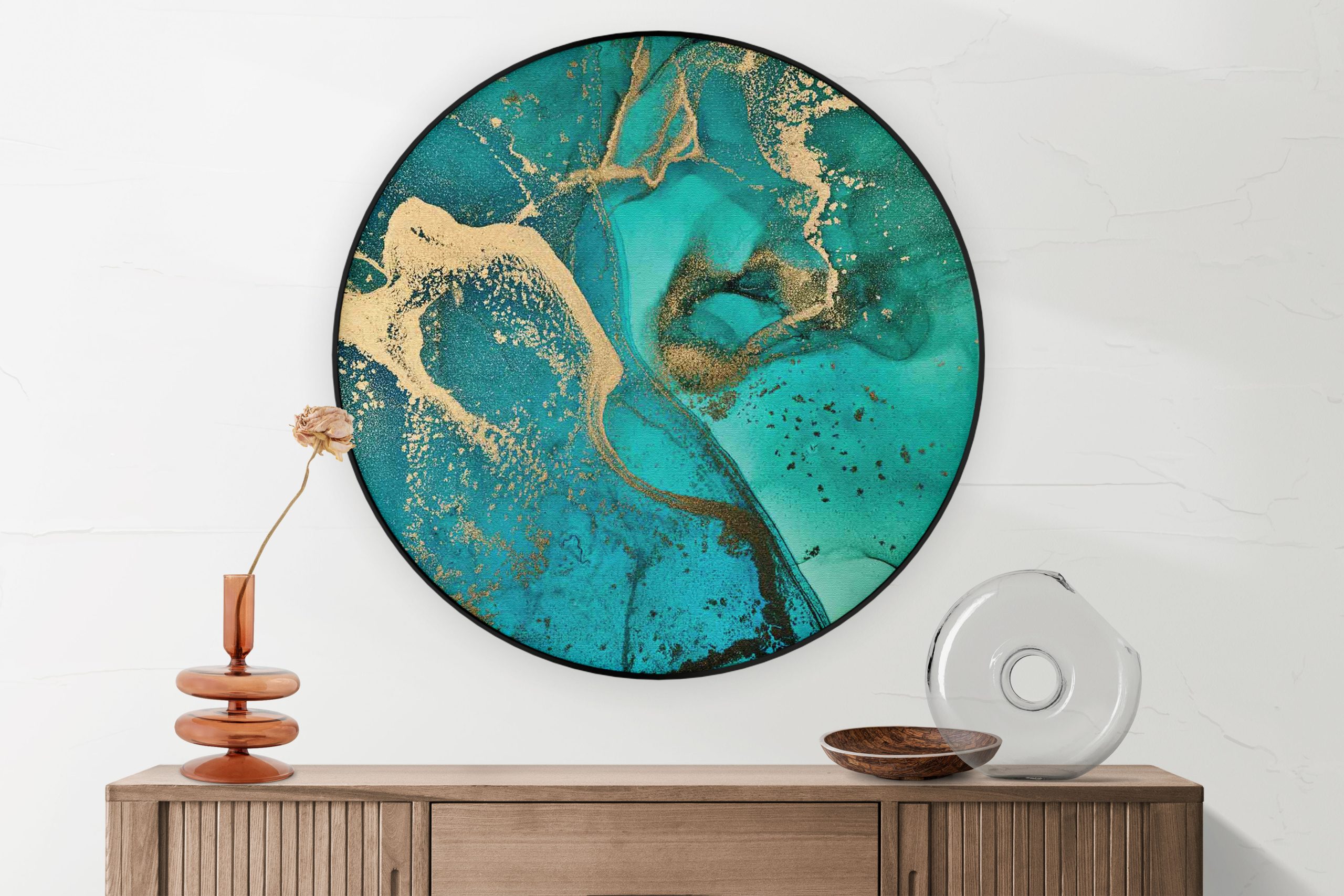 Akoestisch Schilderij Marmer Look Colored 03 Rond - Muurcirkel Template Vierkant Rond marmer 23 1 2 scaled 1