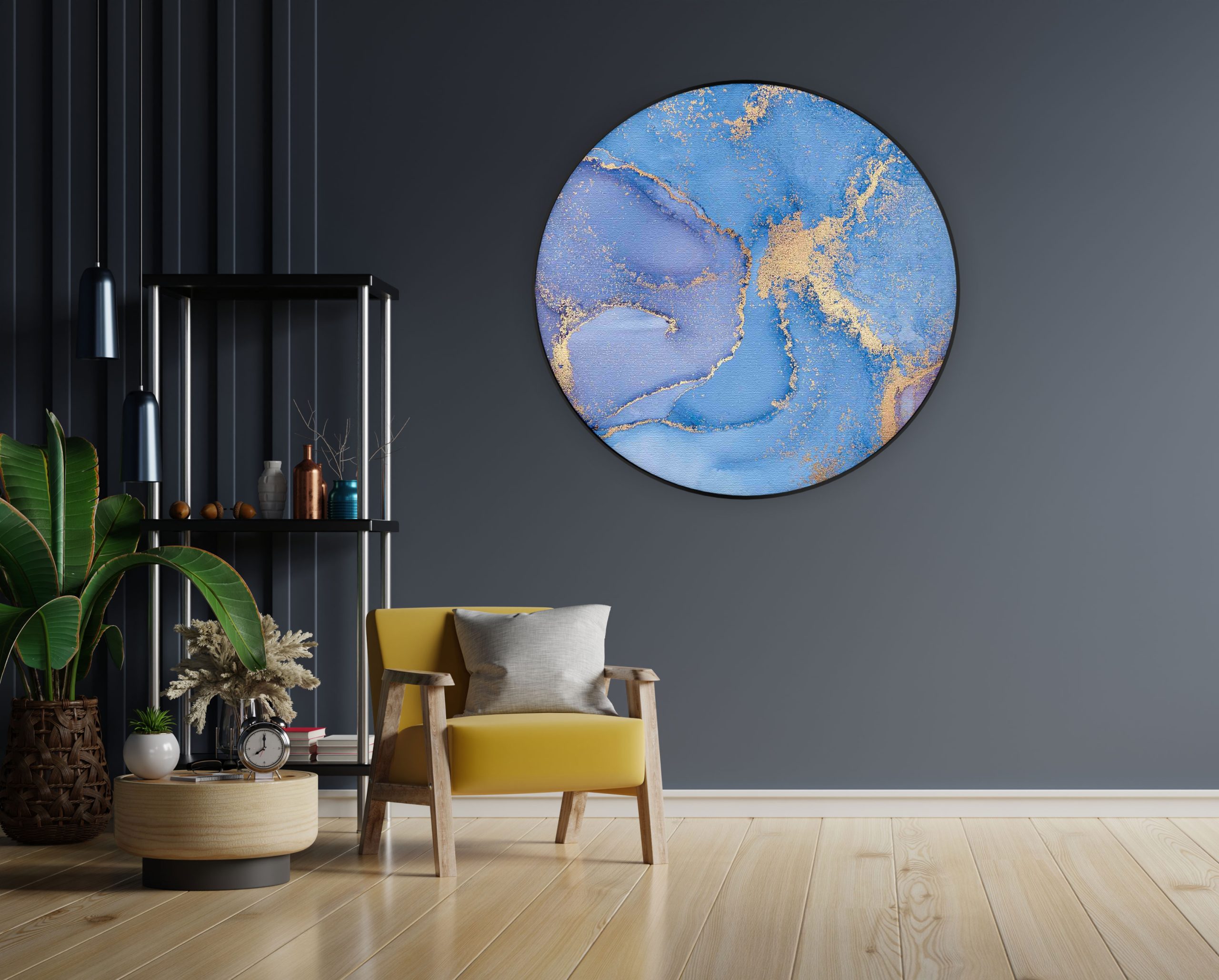 Akoestisch Schilderij Marmer Look Colored 04 Rond - Muurcirkel Template Vierkant Rond marmer 24 1 1 scaled 1