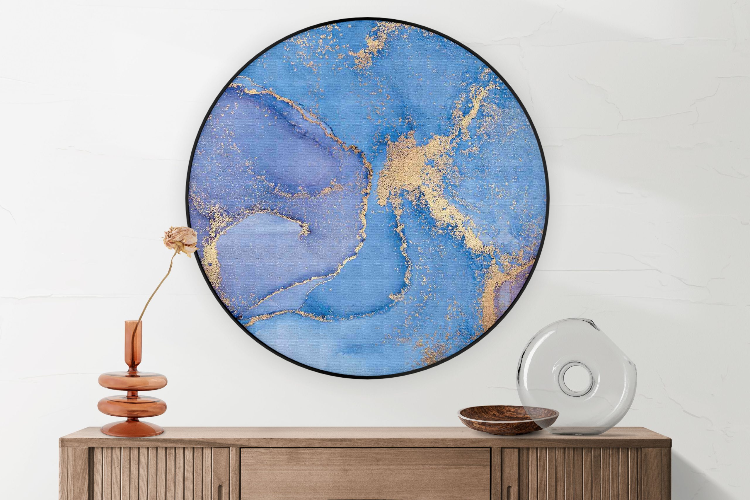 Akoestisch Schilderij Marmer Look Colored 04 Rond - Muurcirkel Template Vierkant Rond marmer 24 1 2 scaled 1