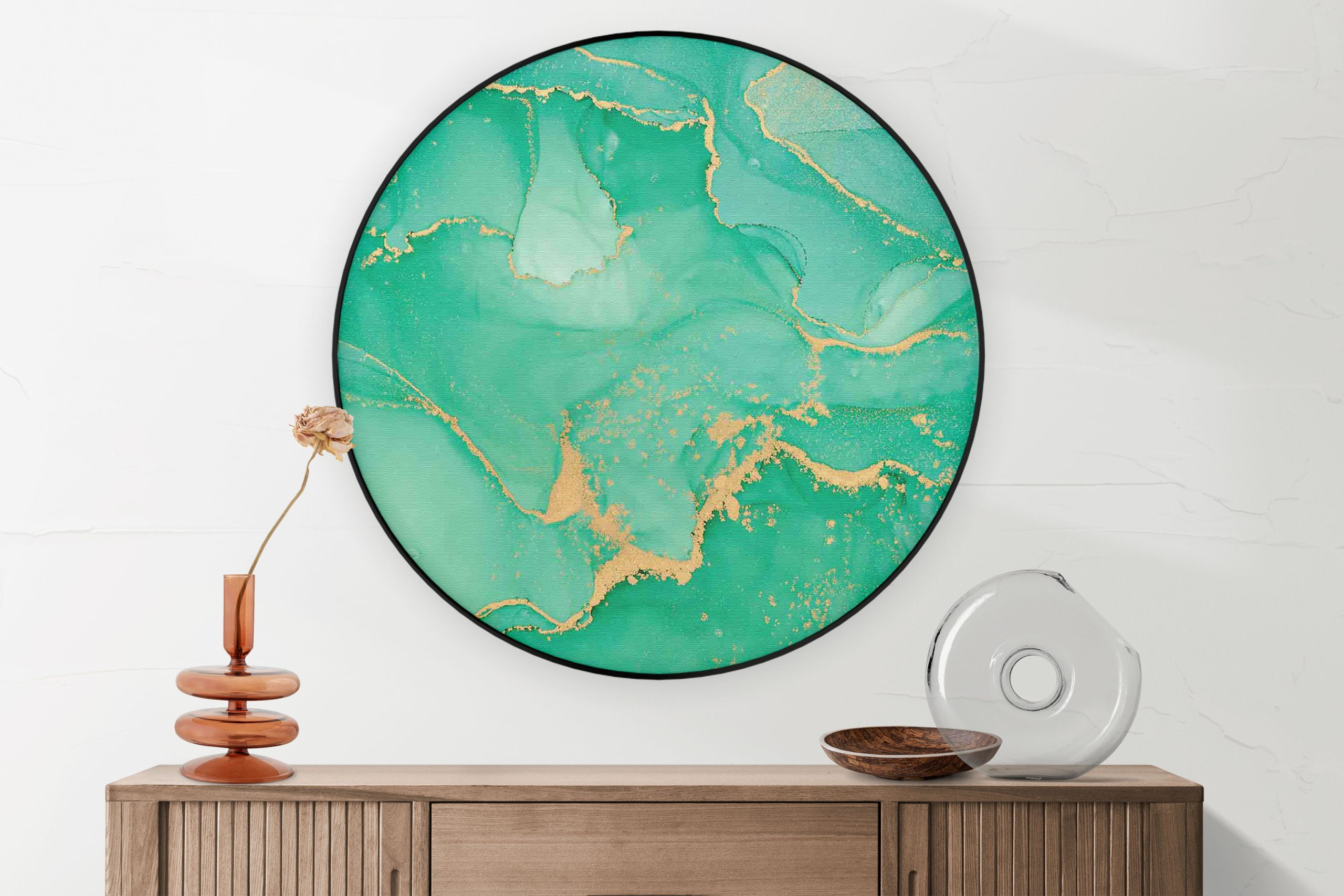 Akoestisch Schilderij Marmer Look Colored 07 Rond - Muurcirkel Template Vierkant Rond marmer 27 1 2 scaled 1