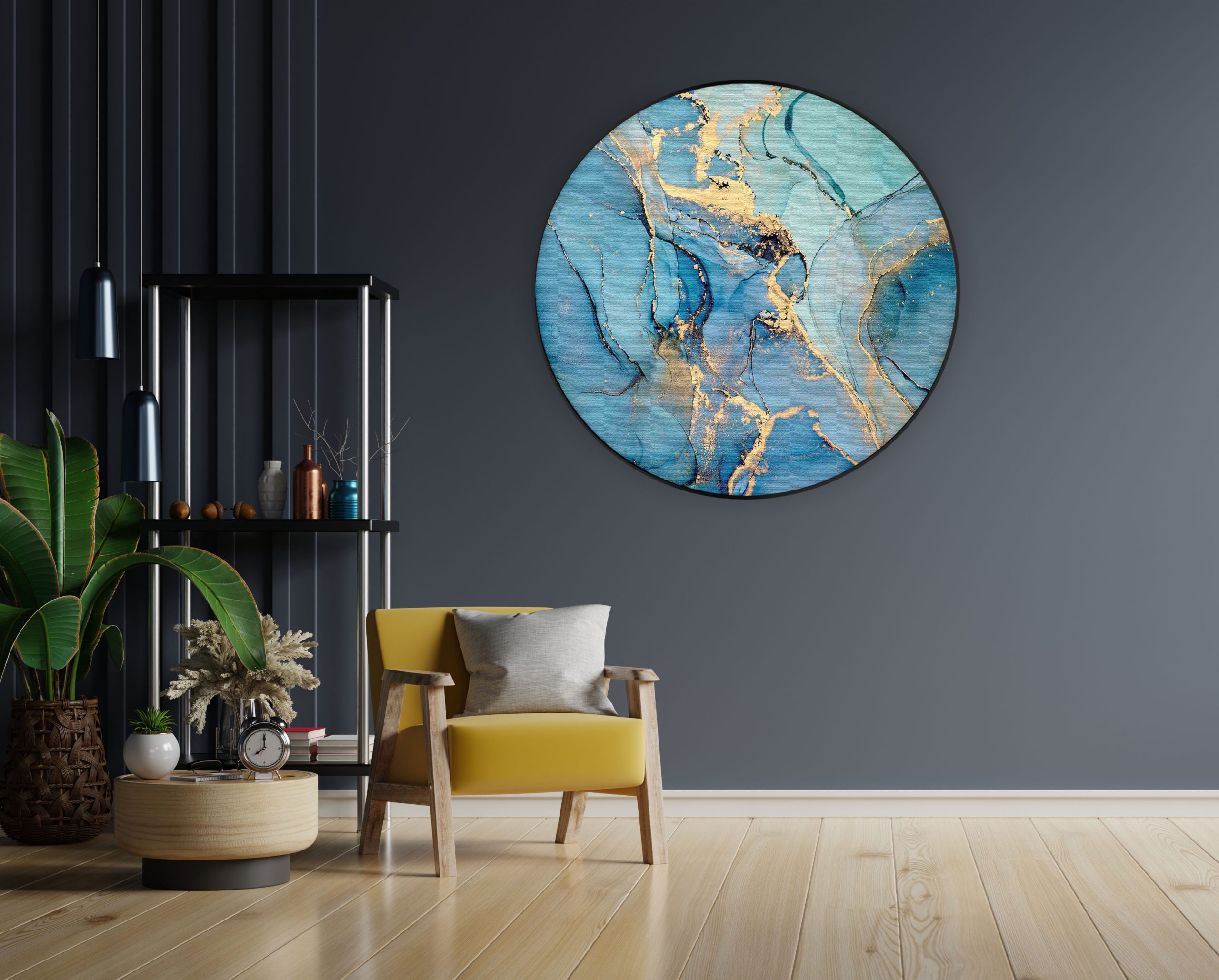Akoestisch Schilderij Marmer Look Colored 08 Rond - Muurcirkel Template Vierkant Rond marmer 28 1 1 scaled 1