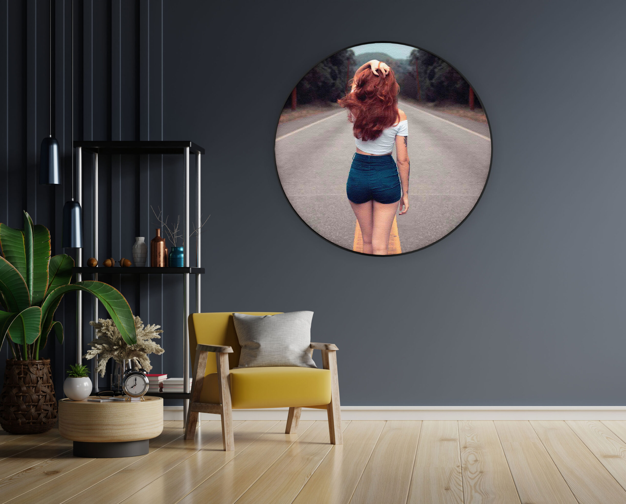 Akoestisch Schilderij Walk Away Rond - Muurcirkel Template Vierkant Rond mensen 7 1 4 scaled 1