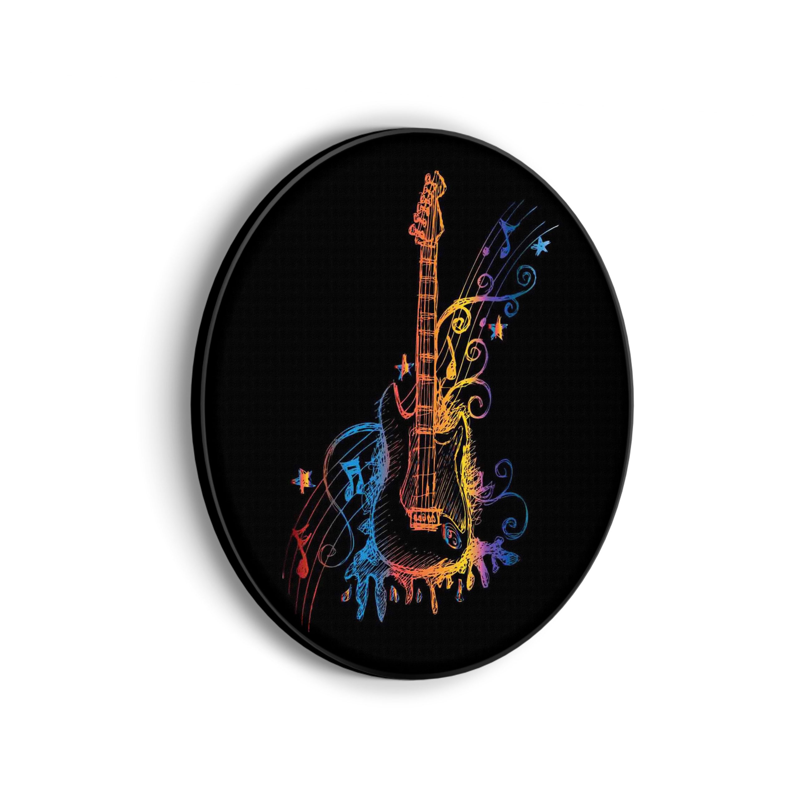 Akoestisch Schilderij The Dancing Disco Rond - Muurcirkel Template Vierkant Rond muziek 20 scaled 1