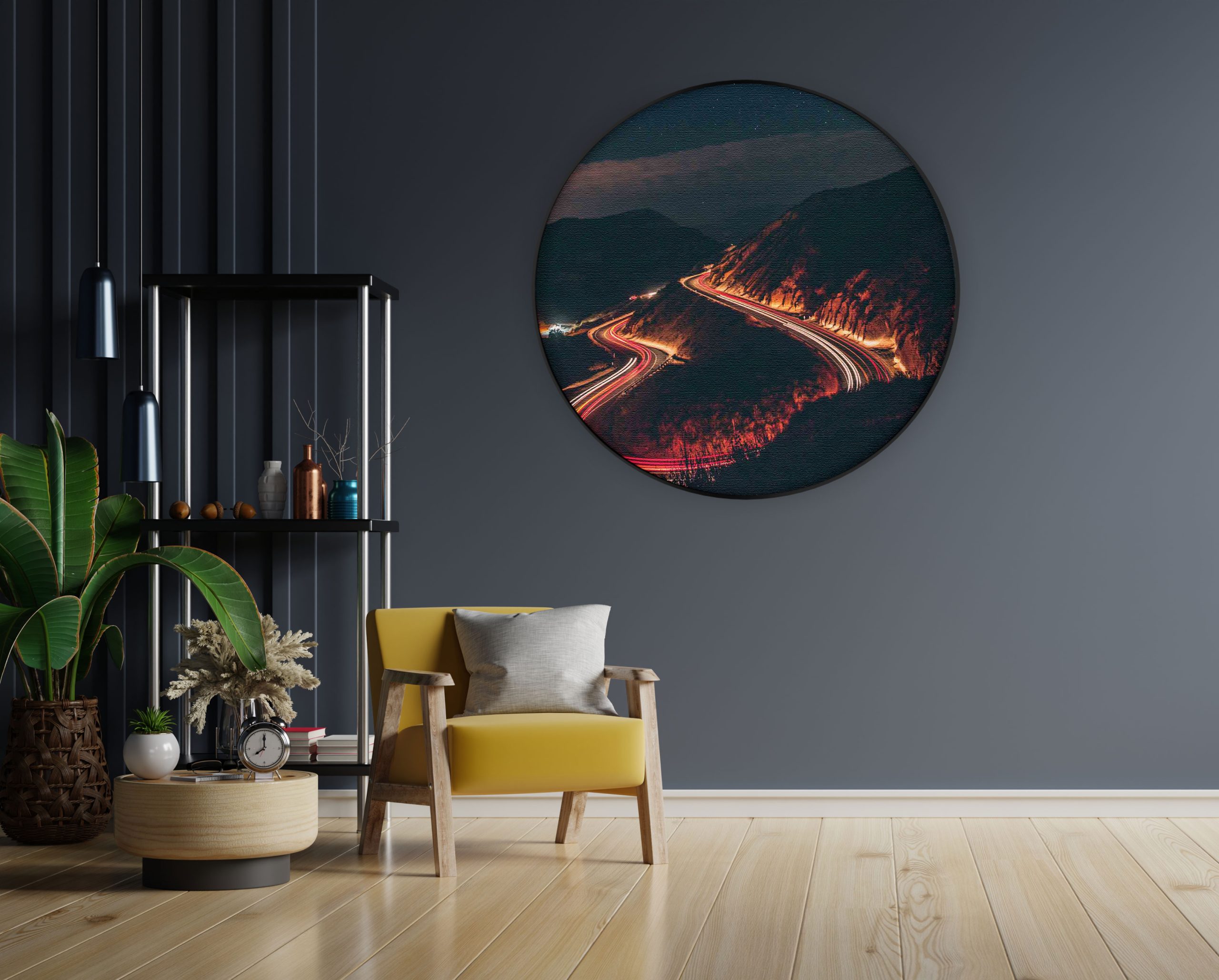 Akoestisch Schilderij California Dreaming Rond - Muurcirkel Template Vierkant Rond natuur 10 1 1 scaled 1