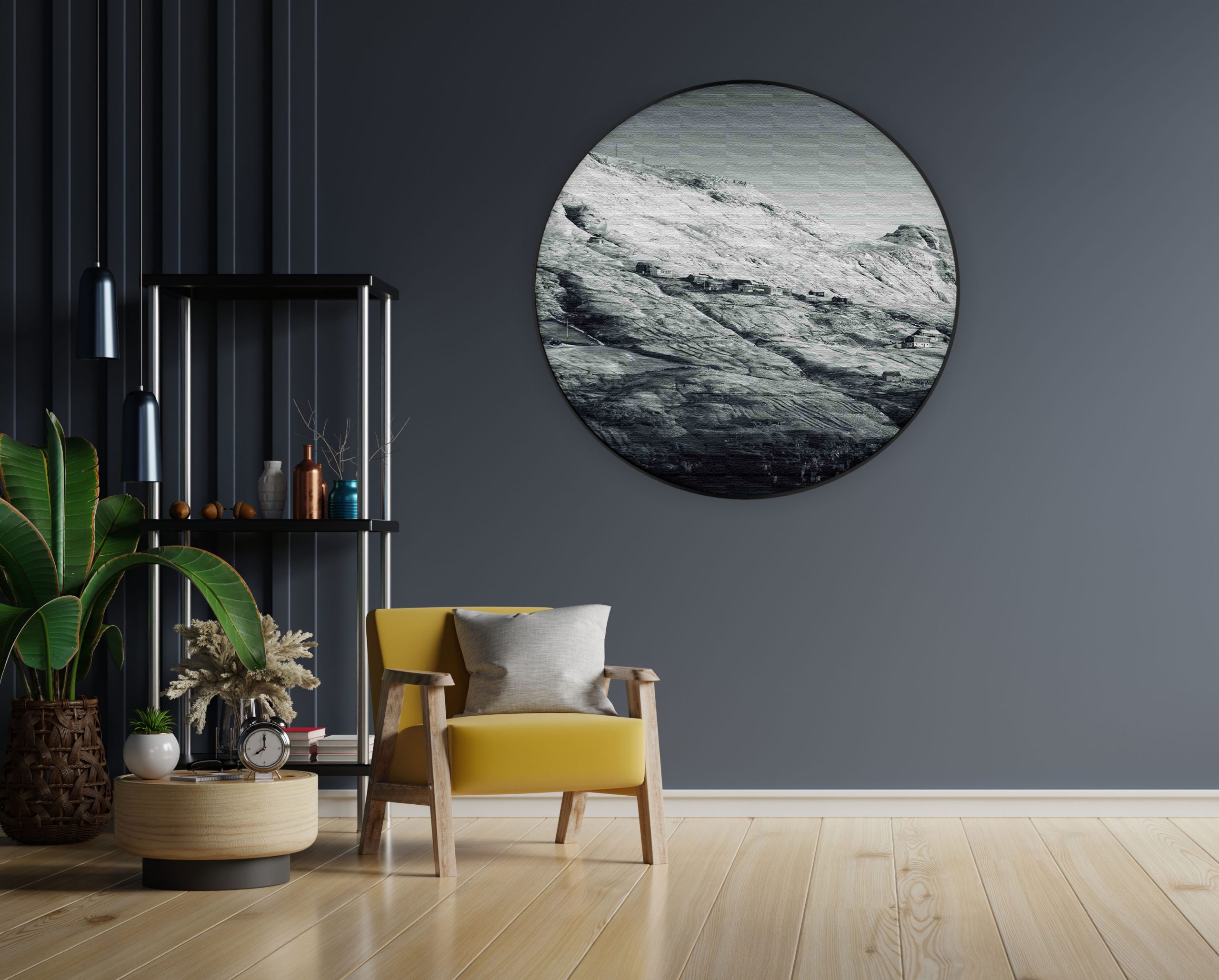Akoestisch Schilderij Gletsjer Rond - Muurcirkel Template Vierkant Rond natuur 2 1 1 scaled 1
