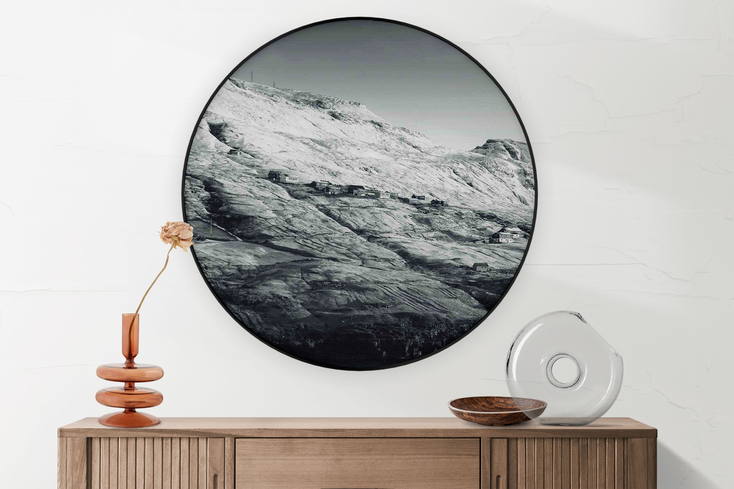 Akoestisch Schilderij Gletsjer Rond - Muurcirkel Template Vierkant Rond natuur 2 1 2 scaled 1