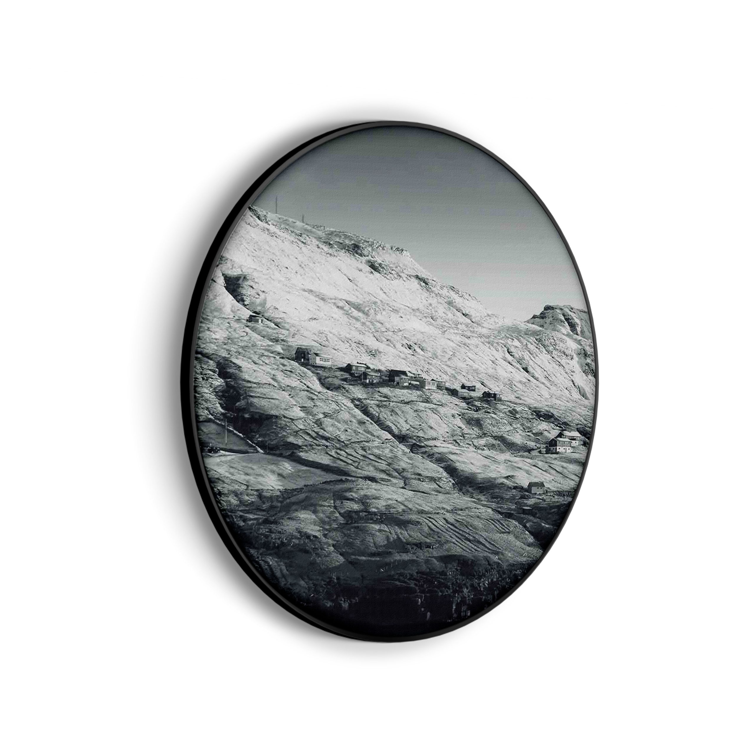 Akoestisch Schilderij Gletsjer Rond - Muurcirkel Template Vierkant Rond natuur 2 scaled 1