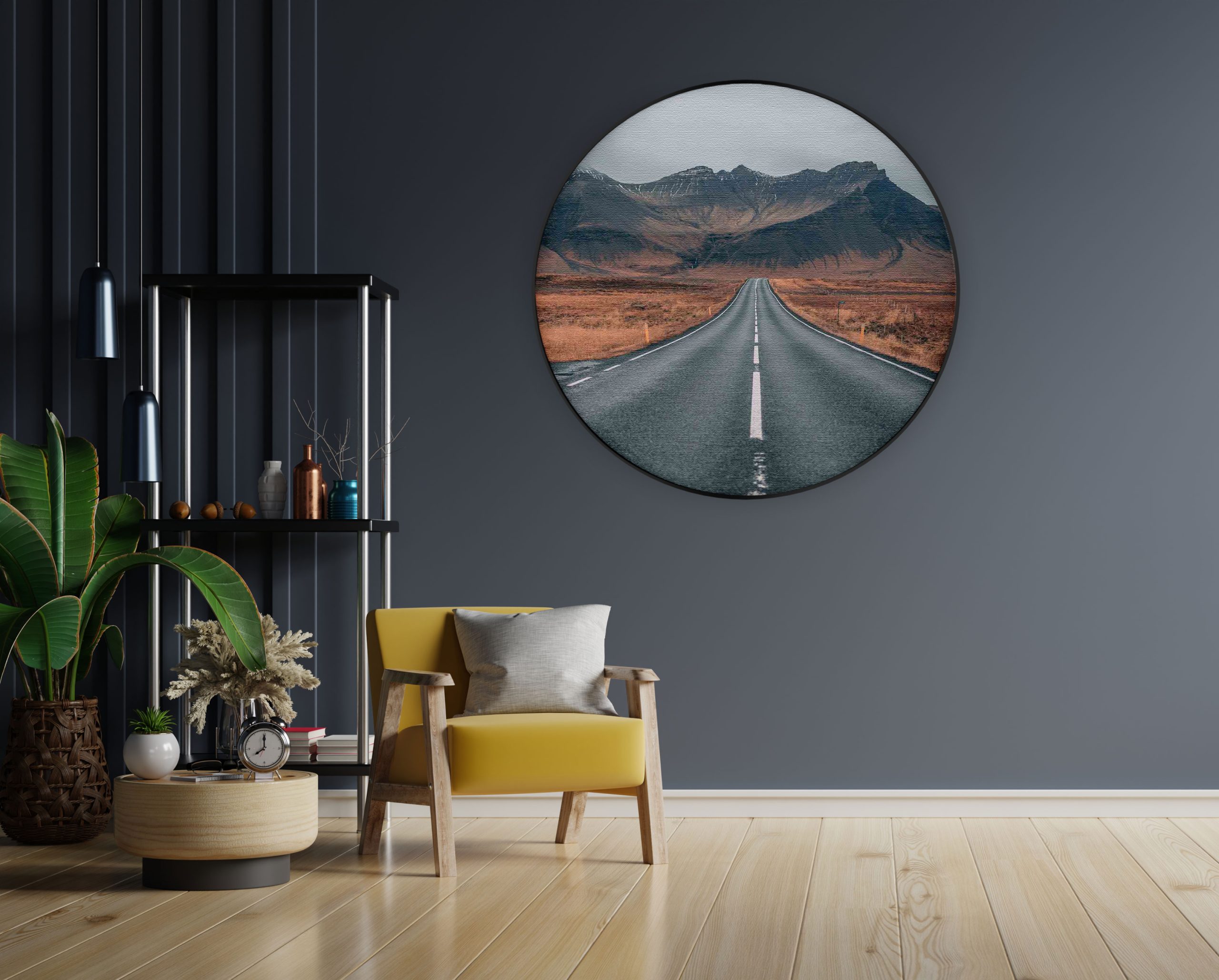 Akoestisch Schilderij De rivier van Zion Rond - Muurcirkel Template Vierkant Rond natuur 31 1 1 scaled 1