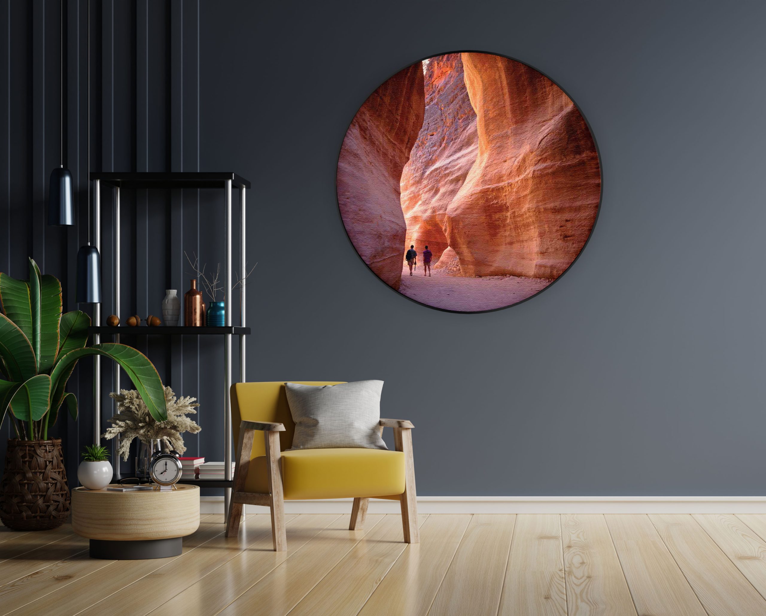 Akoestisch Schilderij De Zion grotten Rond - Muurcirkel Template Vierkant Rond natuur 37 1 1 scaled 1