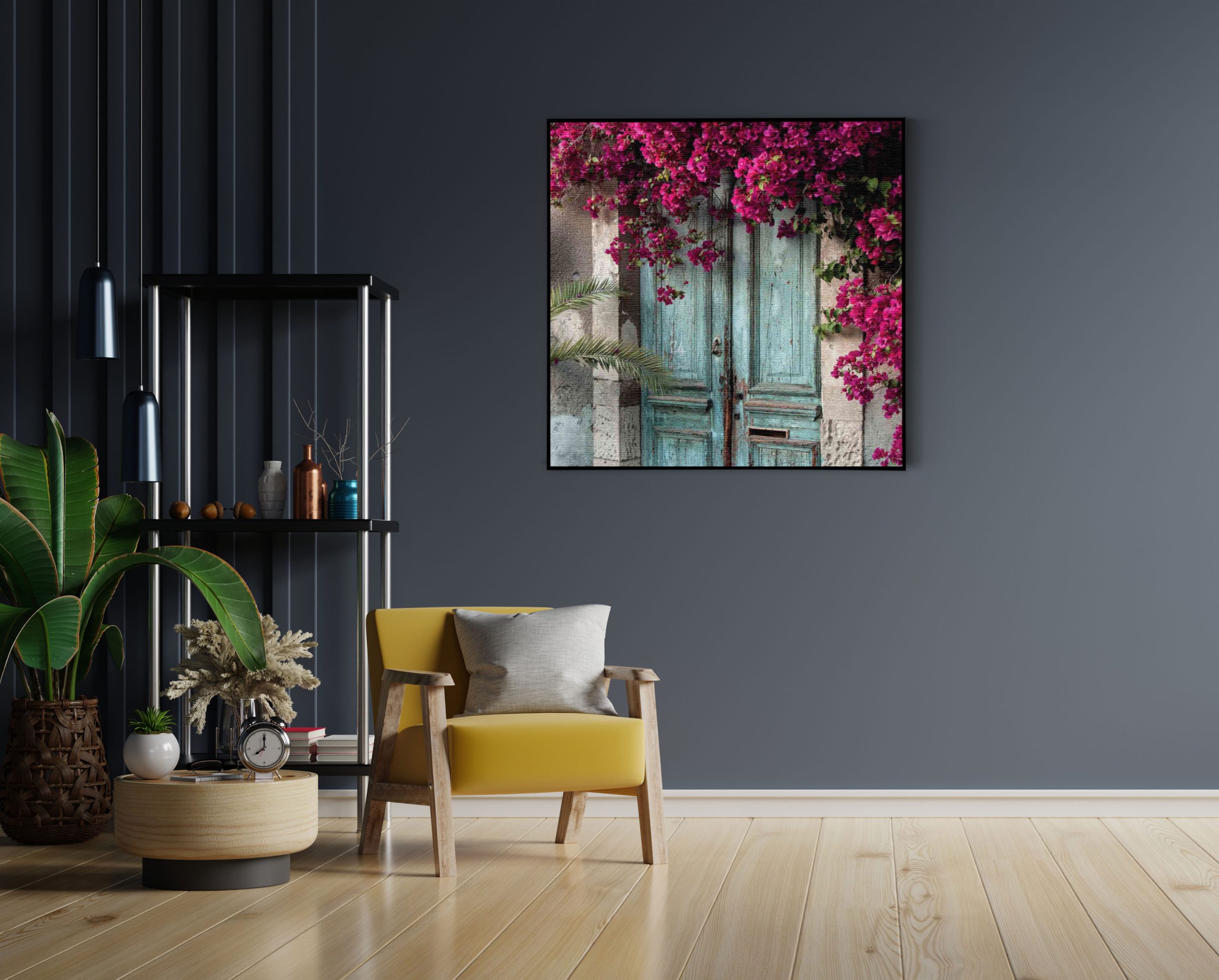 Akoestisch Schilderij Roze deuren Vierkant Template Vierkant Rond natuur 42 1 1 scaled 2