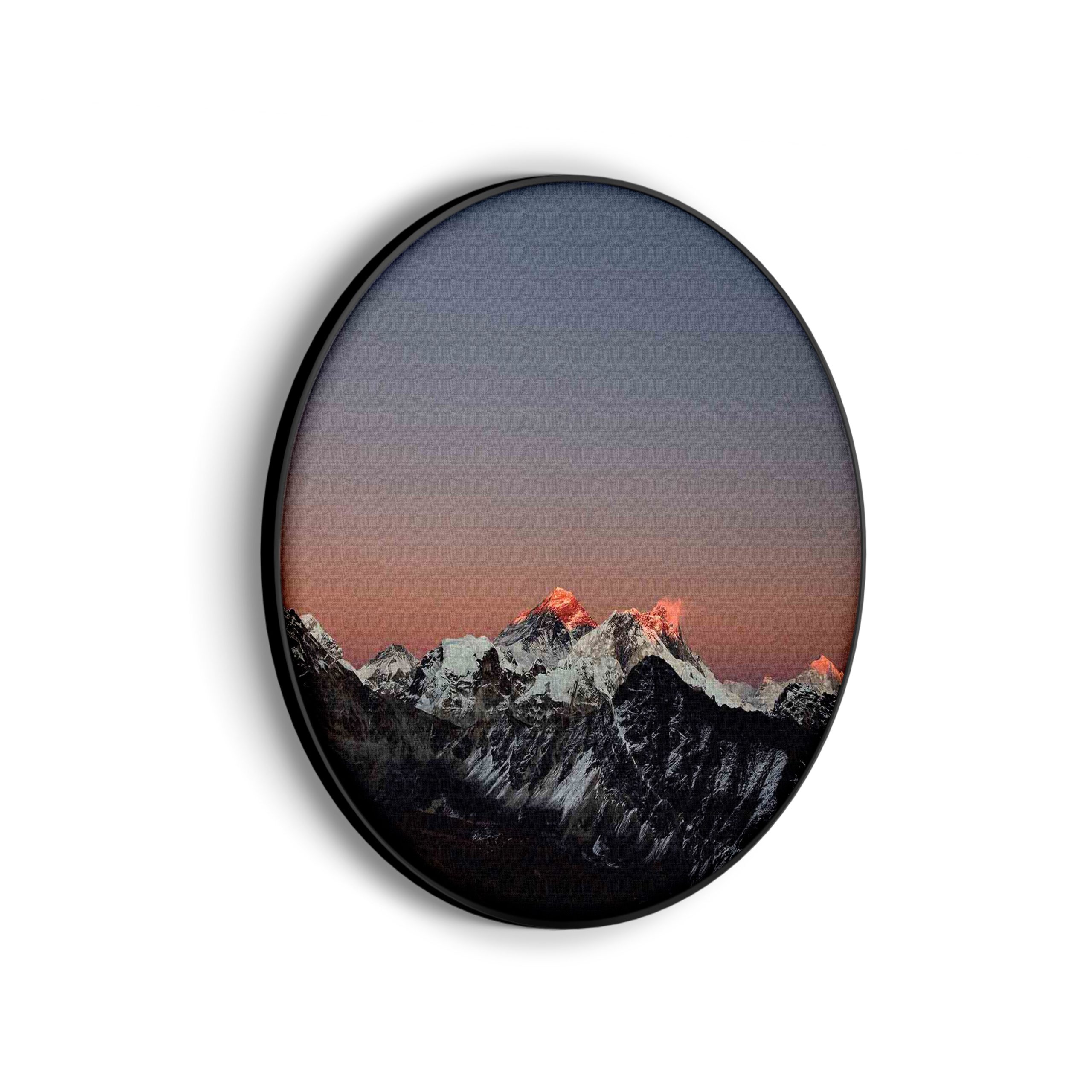 Akoestisch Schilderij Het Witte gebergte Rond - Muurcirkel Template Vierkant Rond natuur 45 scaled 1