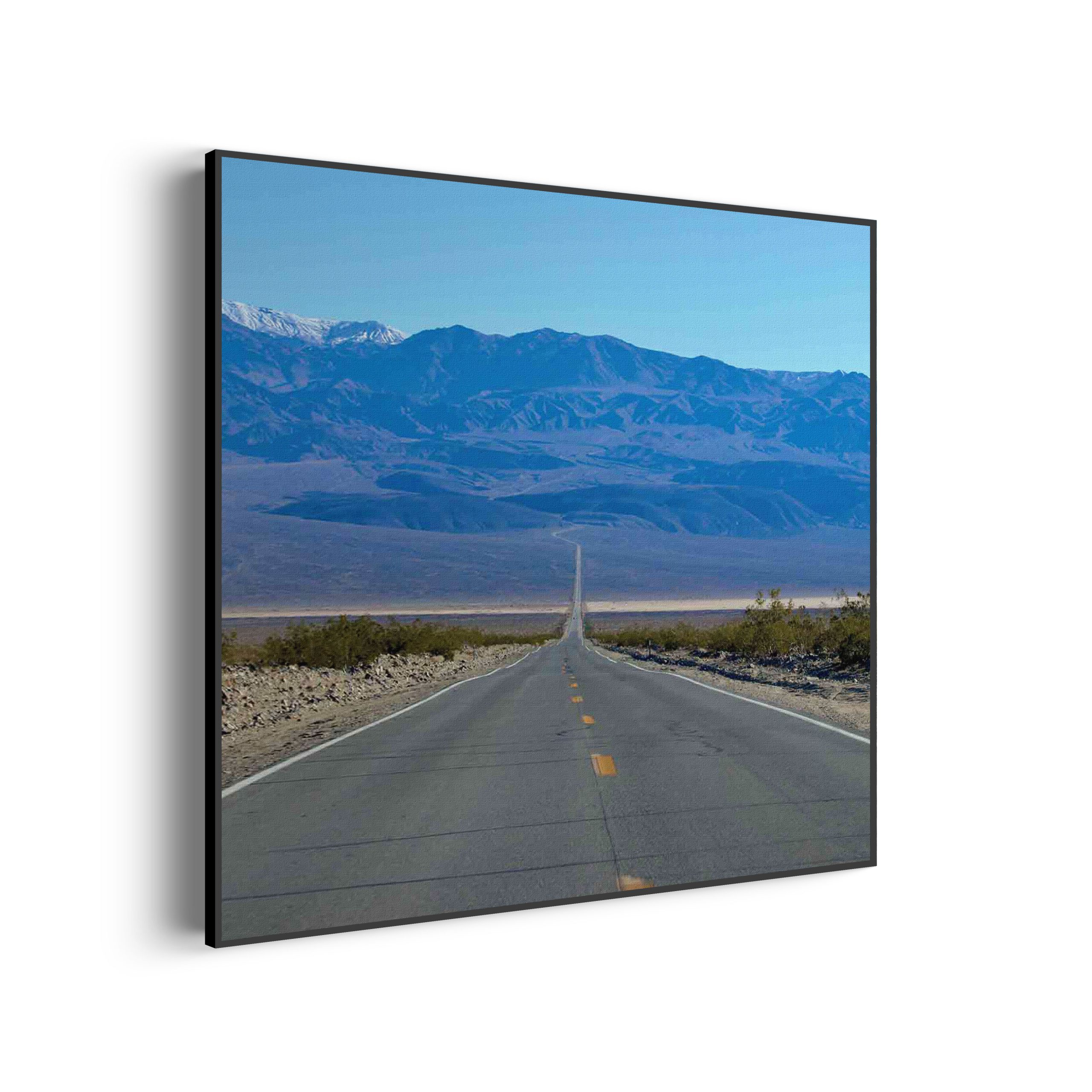 Akoestisch Schilderij The road in Deathvalley Vierkant Template Vierkant Rond natuur 5 scaled 2