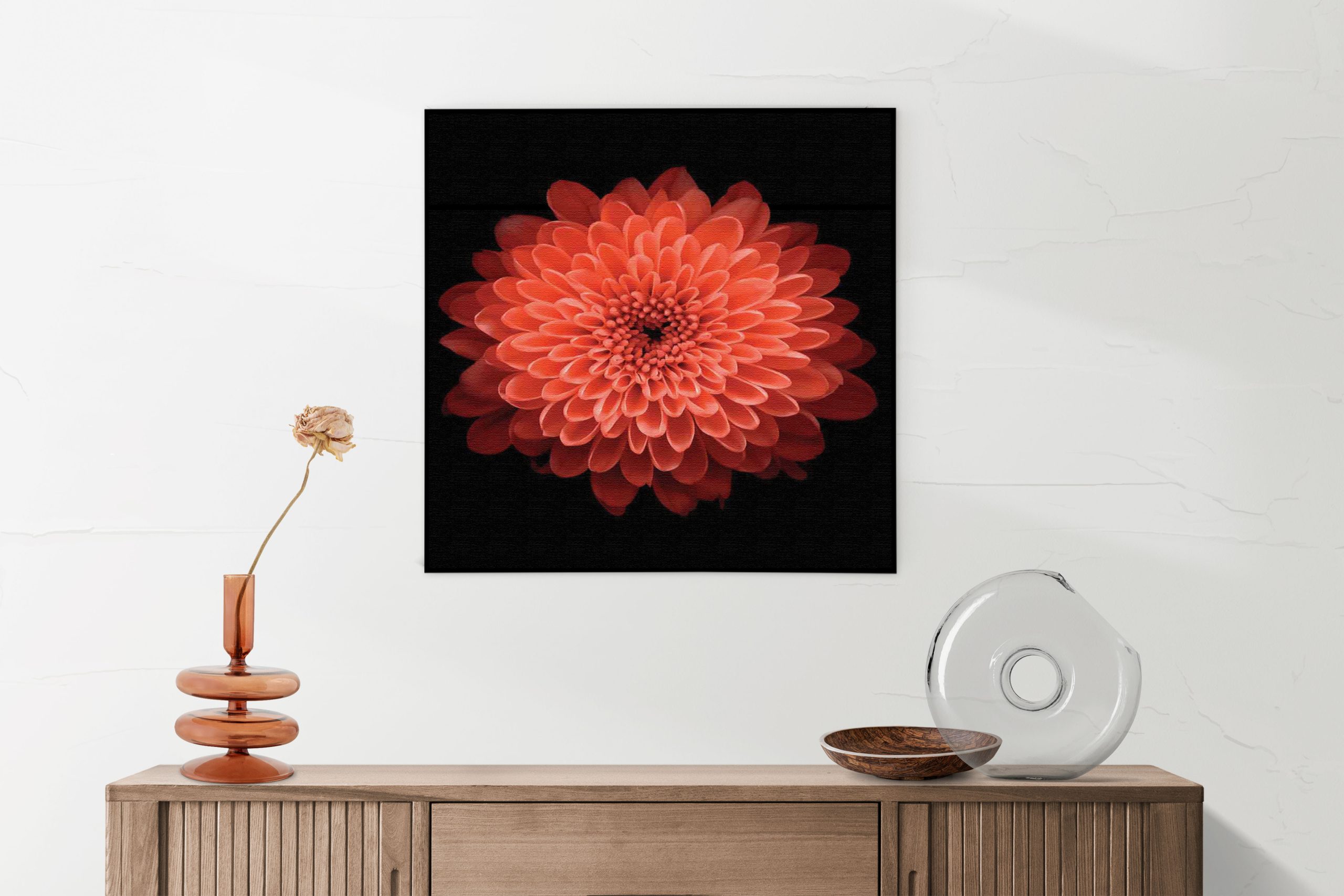 Akoestisch Schilderij Oranje Dahlia Vierkant Template Vierkant Rond natuur 53 1 2 scaled 2