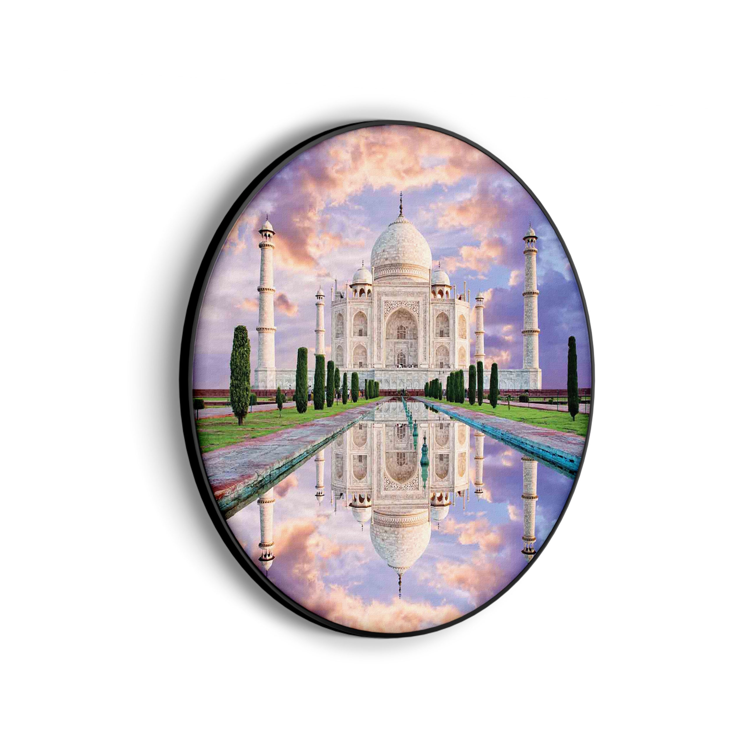 Akoestisch Schilderij De Tajmahal 2 Rond - Muurcirkel Template Vierkant Rond natuur 58 scaled 1
