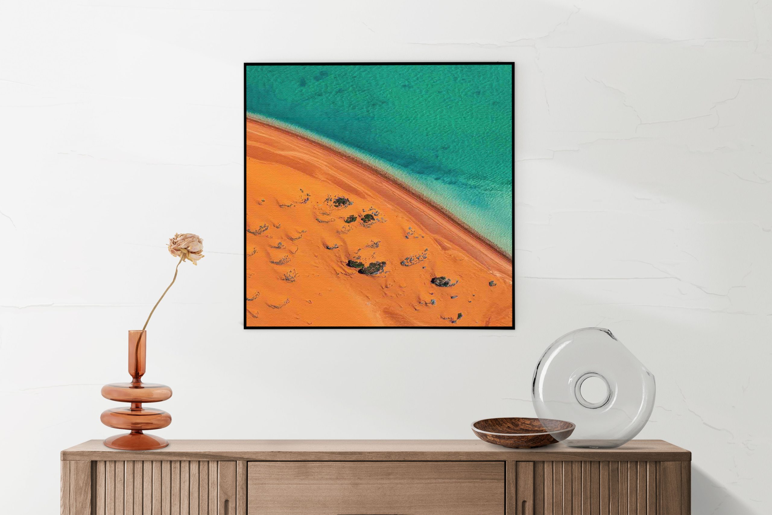 Akoestisch Schilderij Kleurrijke woestijn Vierkant Template Vierkant Rond natuur 79 1 5 scaled 1