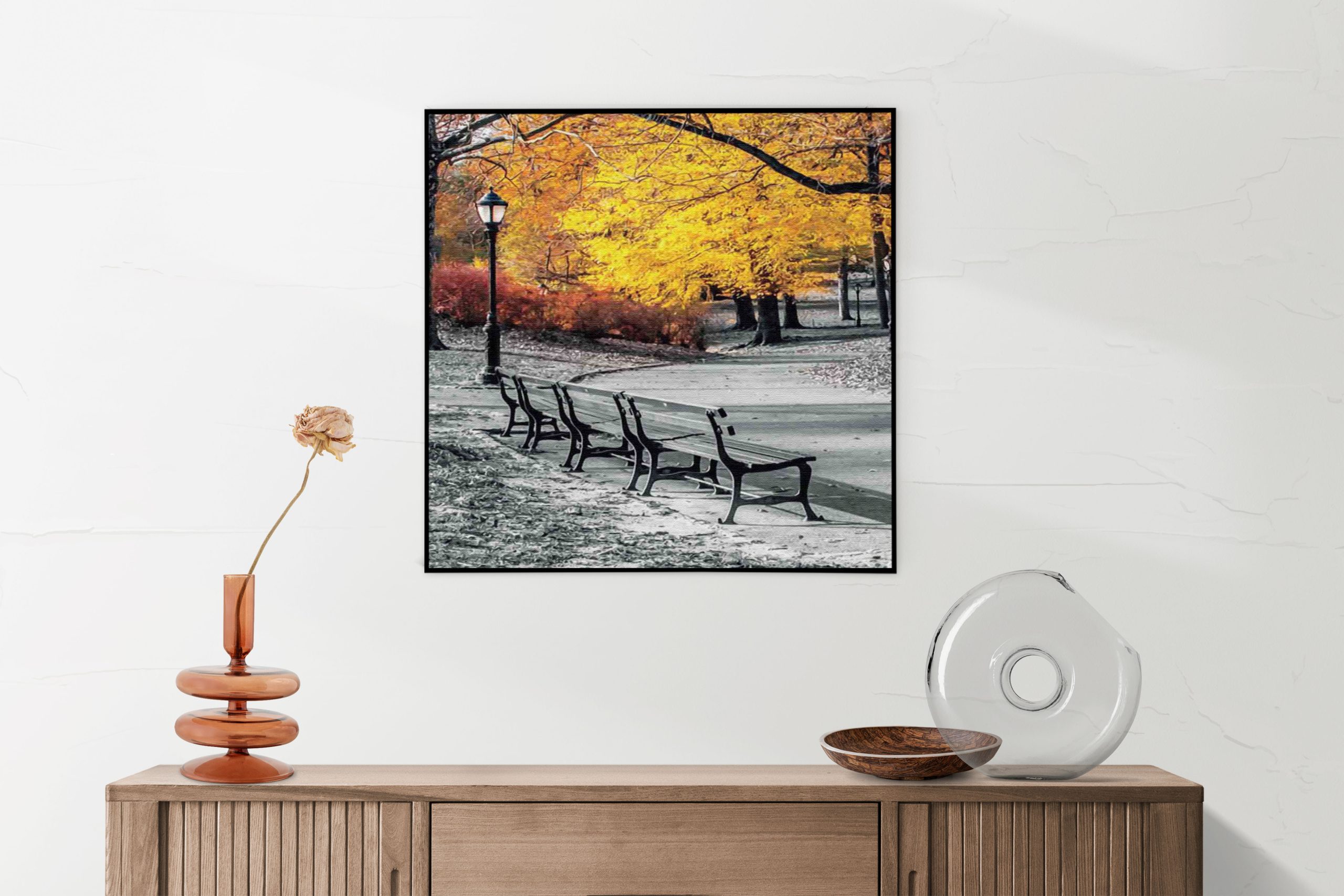 Akoestisch Schilderij Gele herfst Vierkant Template Vierkant Rond natuur 8 1 2 scaled 1
