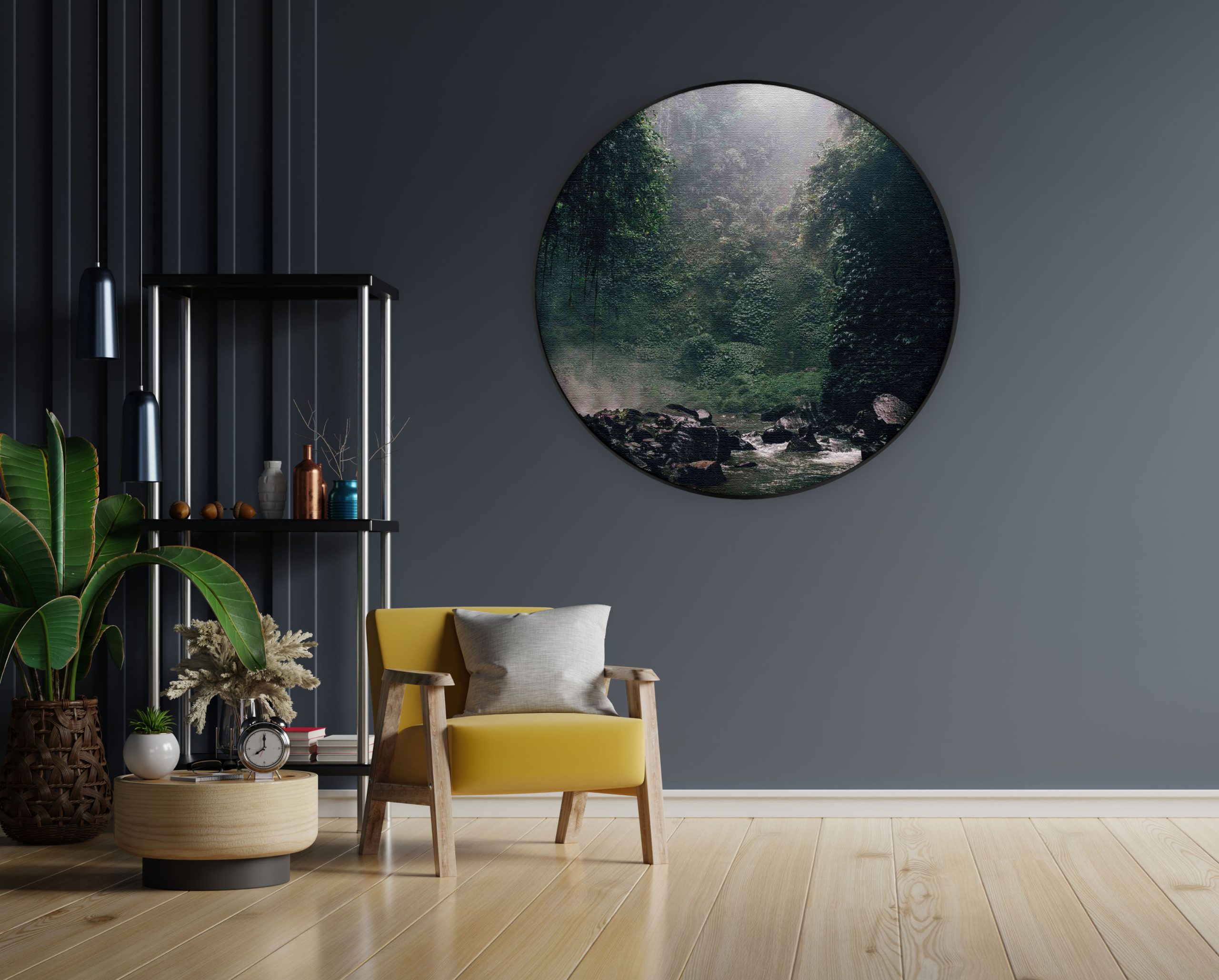 Akoestisch Schilderij Het natuurgeweld Rond - Muurcirkel Template Vierkant Rond natuur 9 1 1 scaled 1