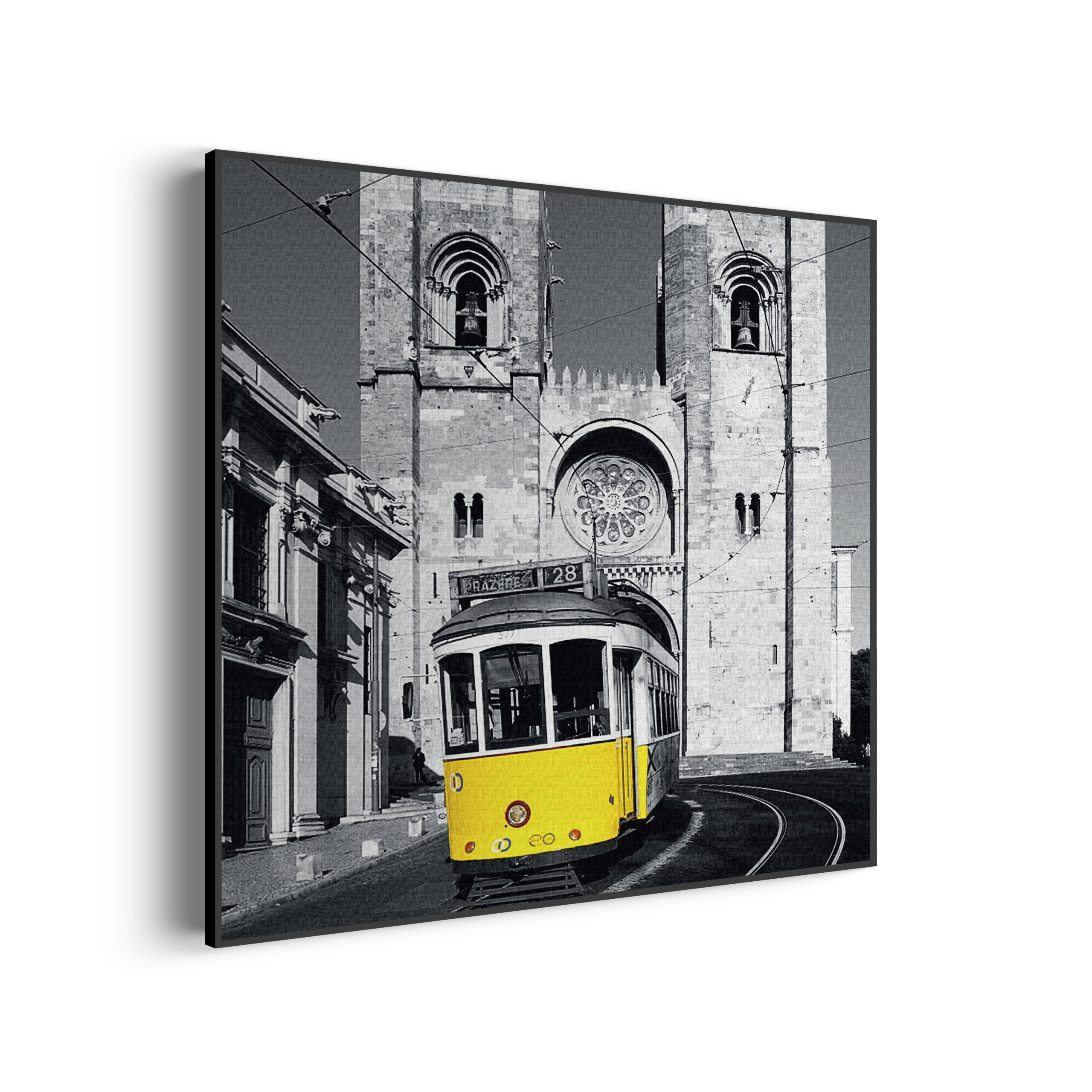 Akoestisch Schilderij Old School Tram Vierkant Template Vierkant Rond retro 15 3 scaled 1