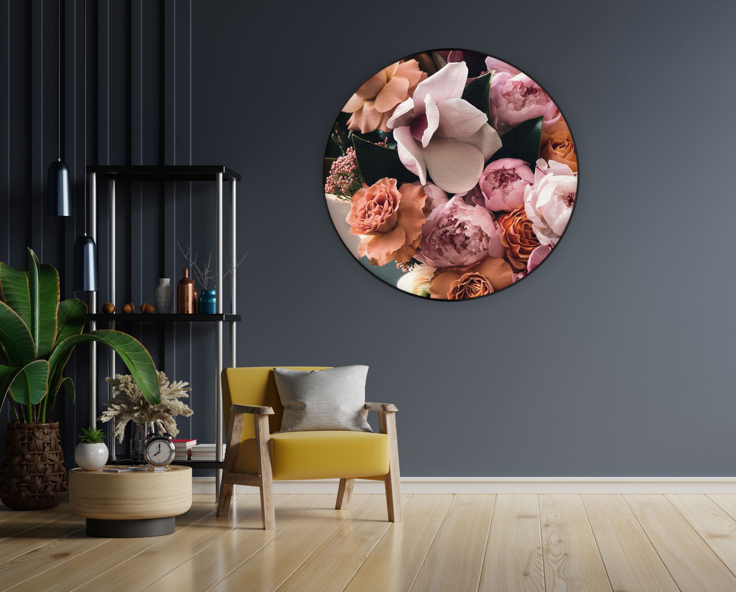 Akoestisch Schilderij Rozen Boeket Rond - Muurcirkel Template Vierkant Rond romantisch 12 1 scaled 1