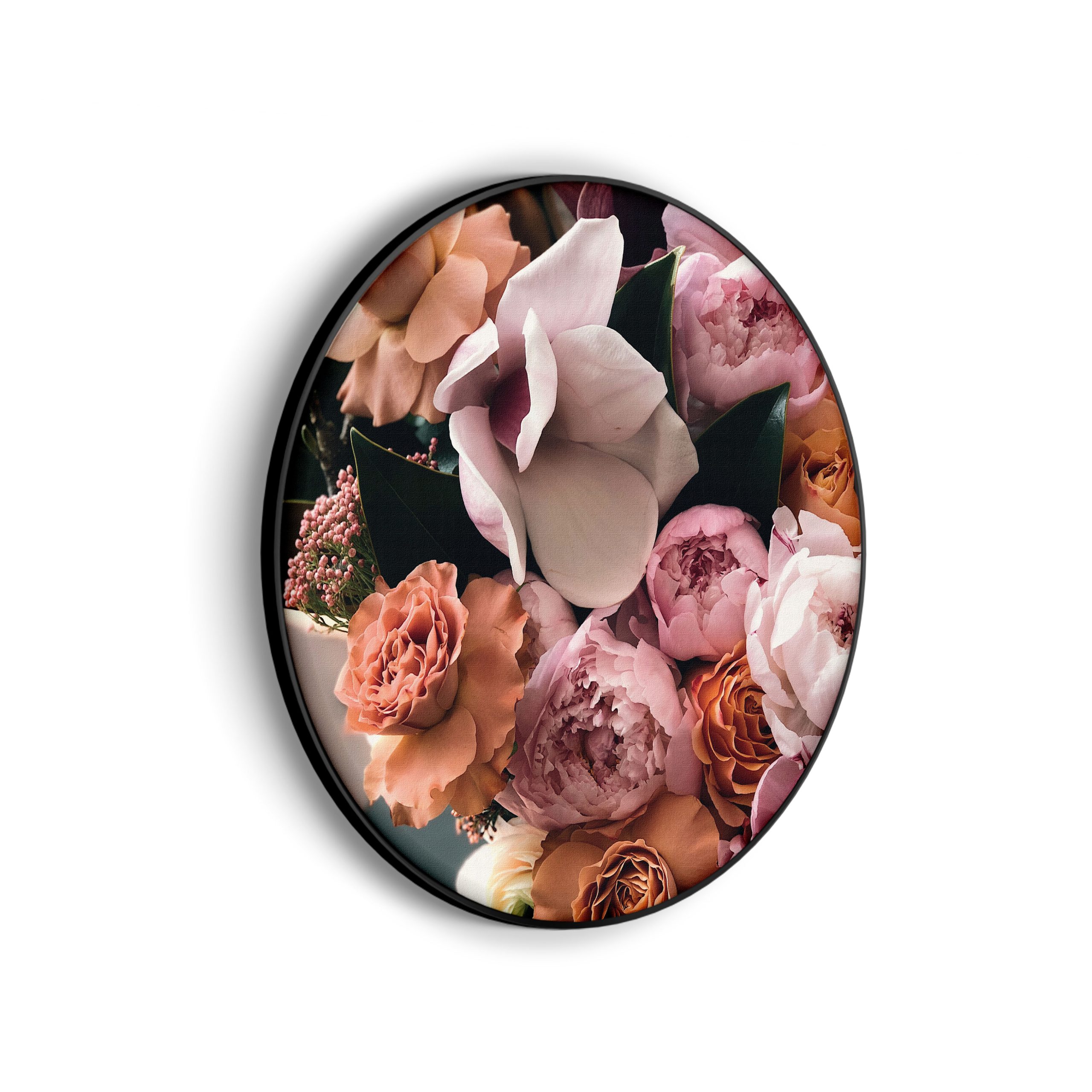 Akoestisch Schilderij Rozen Boeket Rond - Muurcirkel Template Vierkant Rond romantisch 12 scaled 1